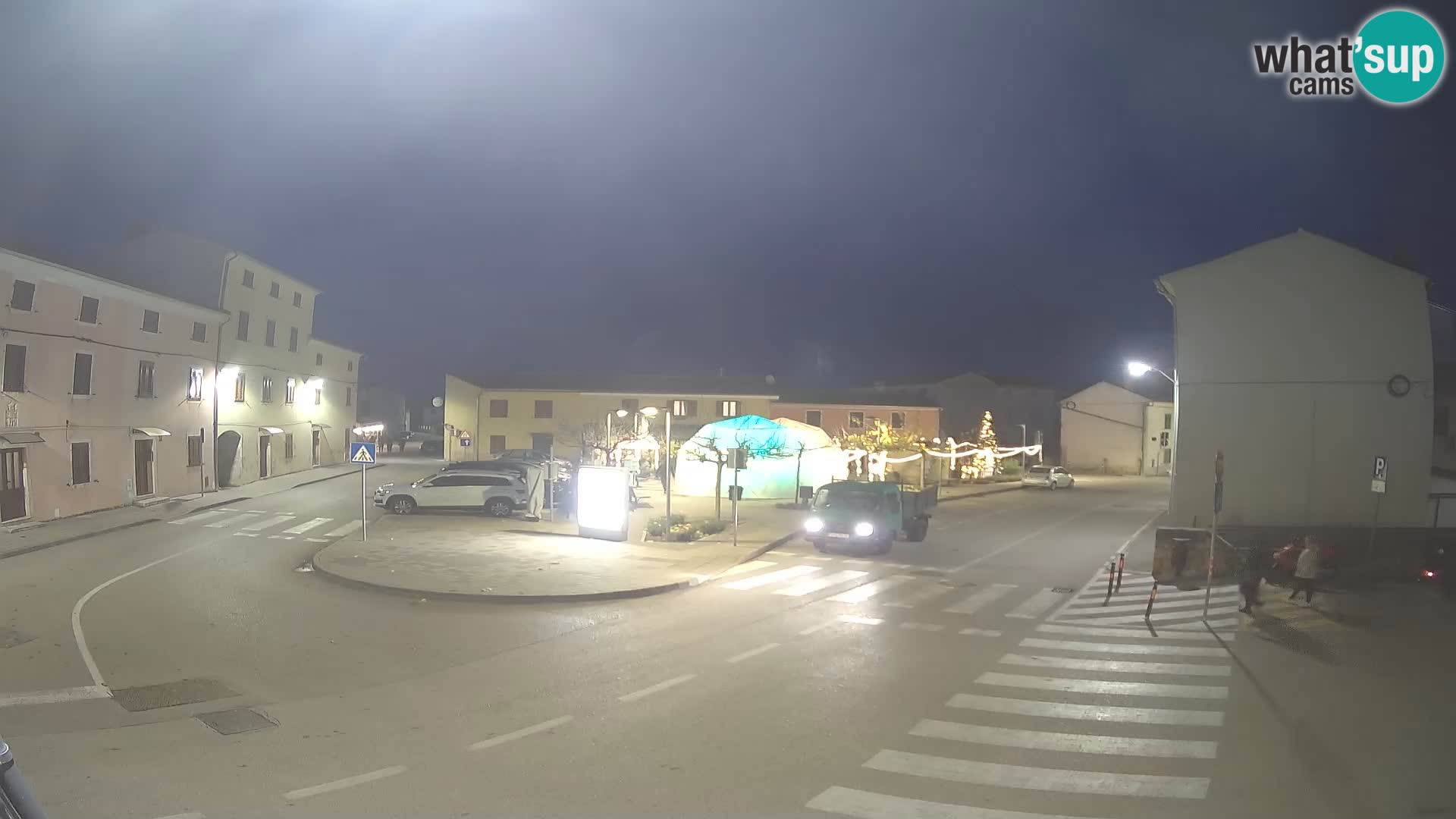 Bale, webcam de la place La Musa – Istrie – Croatie