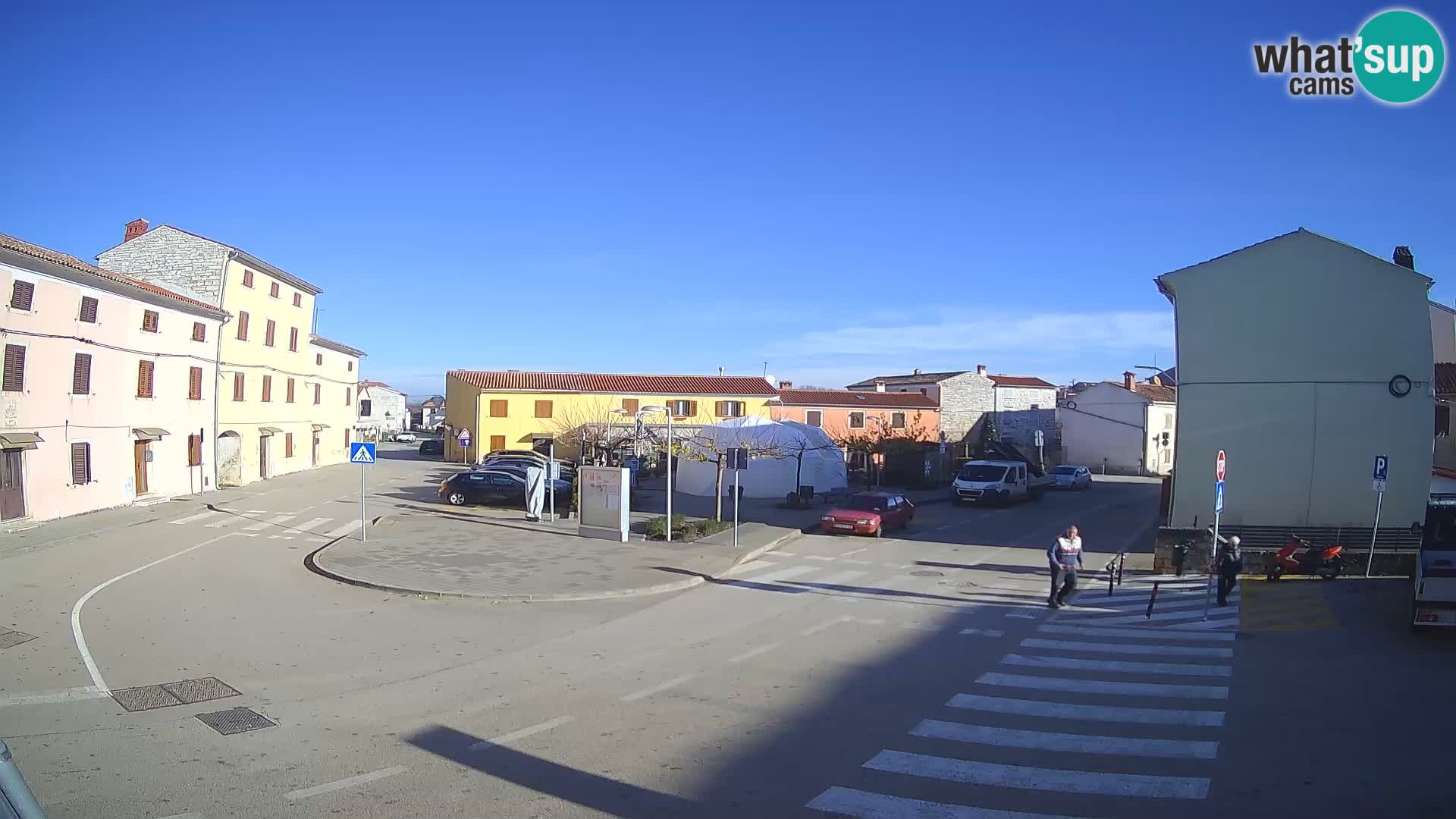 Bale, webcam de la plaza La Musa – Istria – Croacia