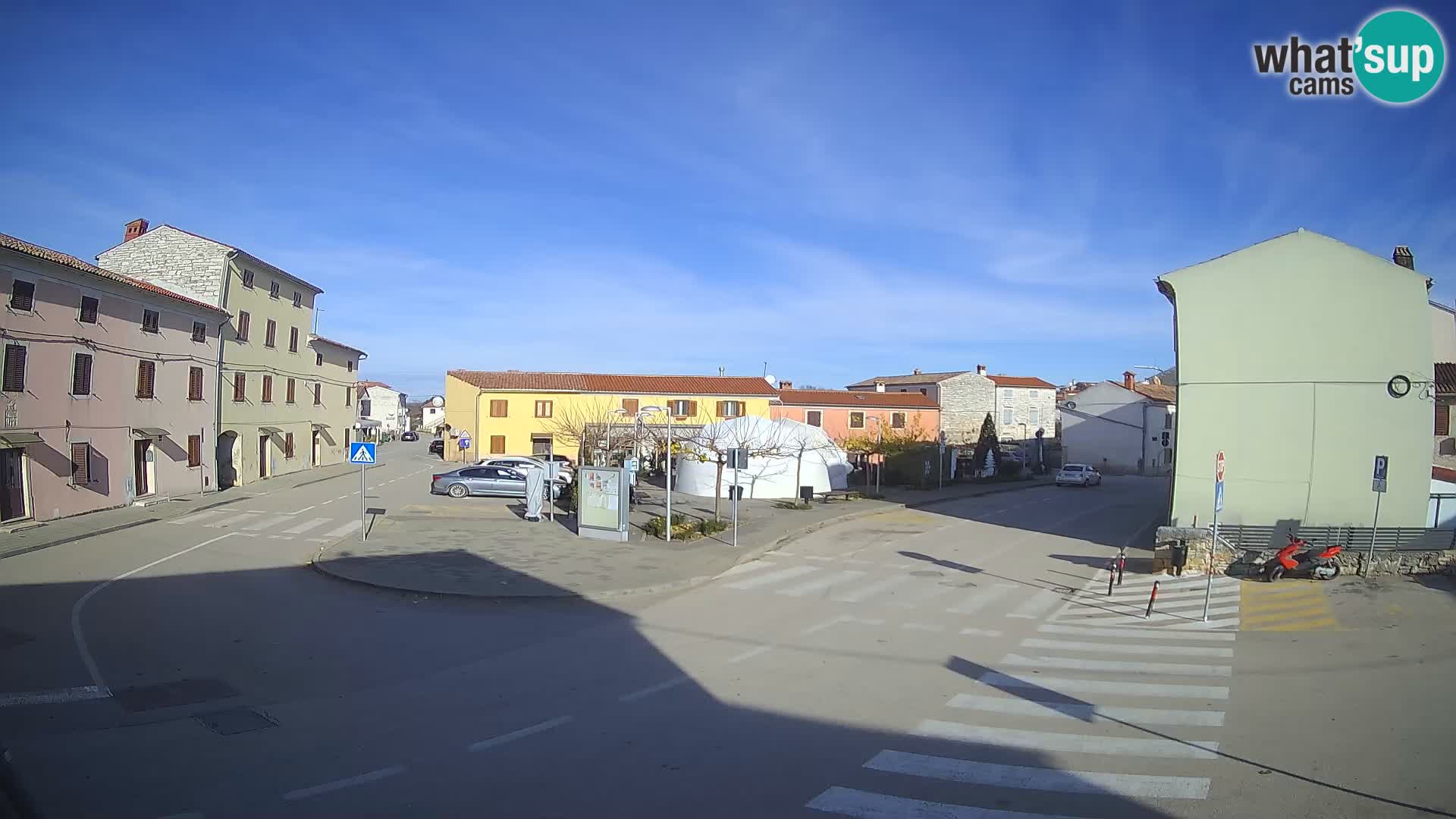 Bale, webcam de la place La Musa – Istrie – Croatie