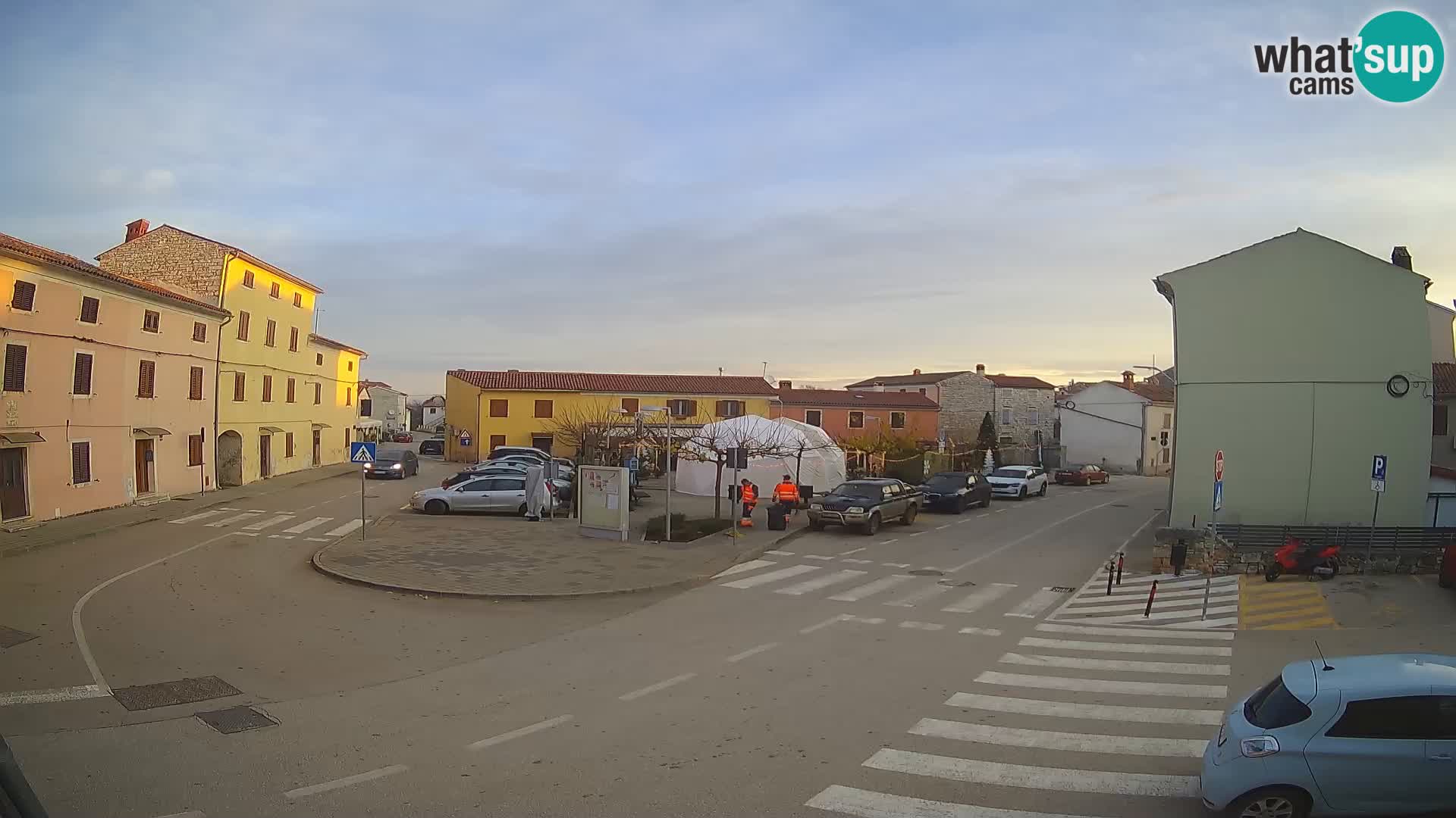 Bale Trg La Musa spletna kamera – Istra – Hrvaška