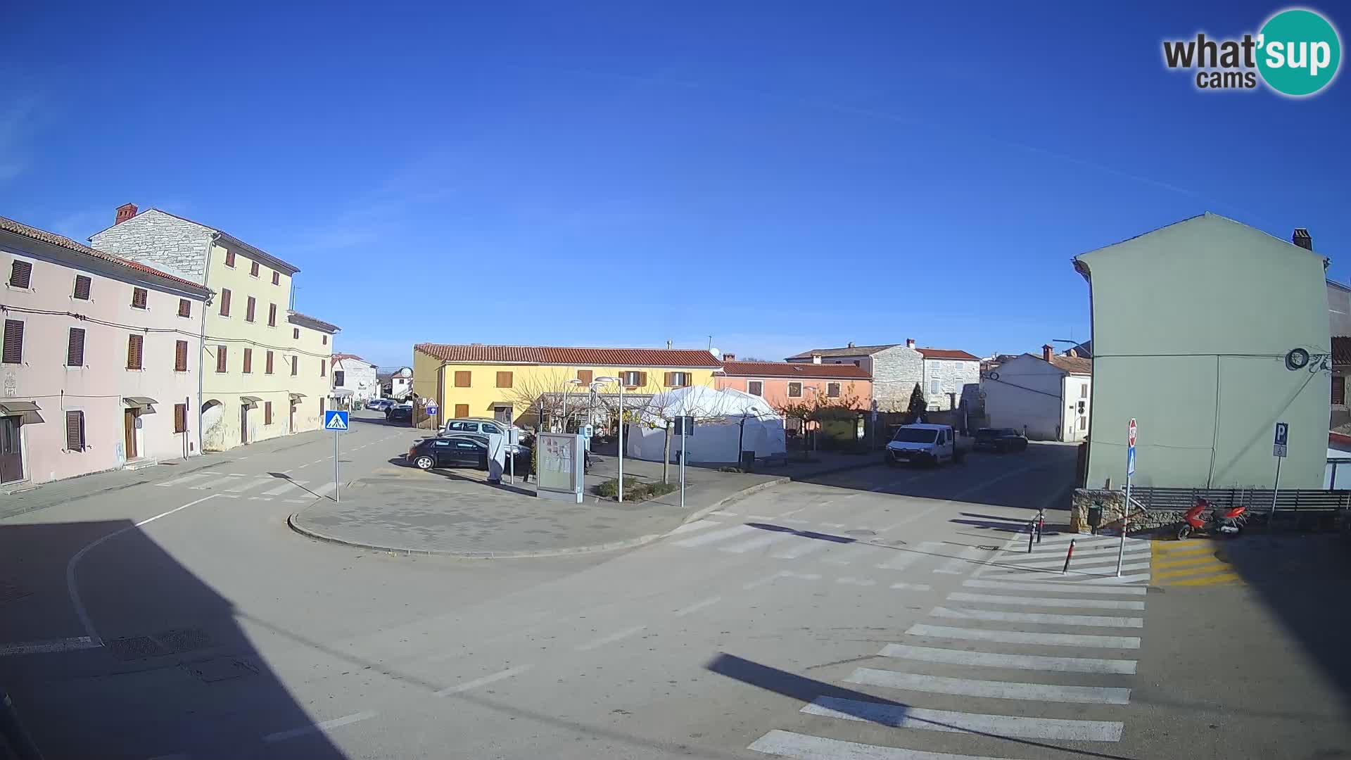 Bale Trg La Musa spletna kamera – Istra – Hrvaška