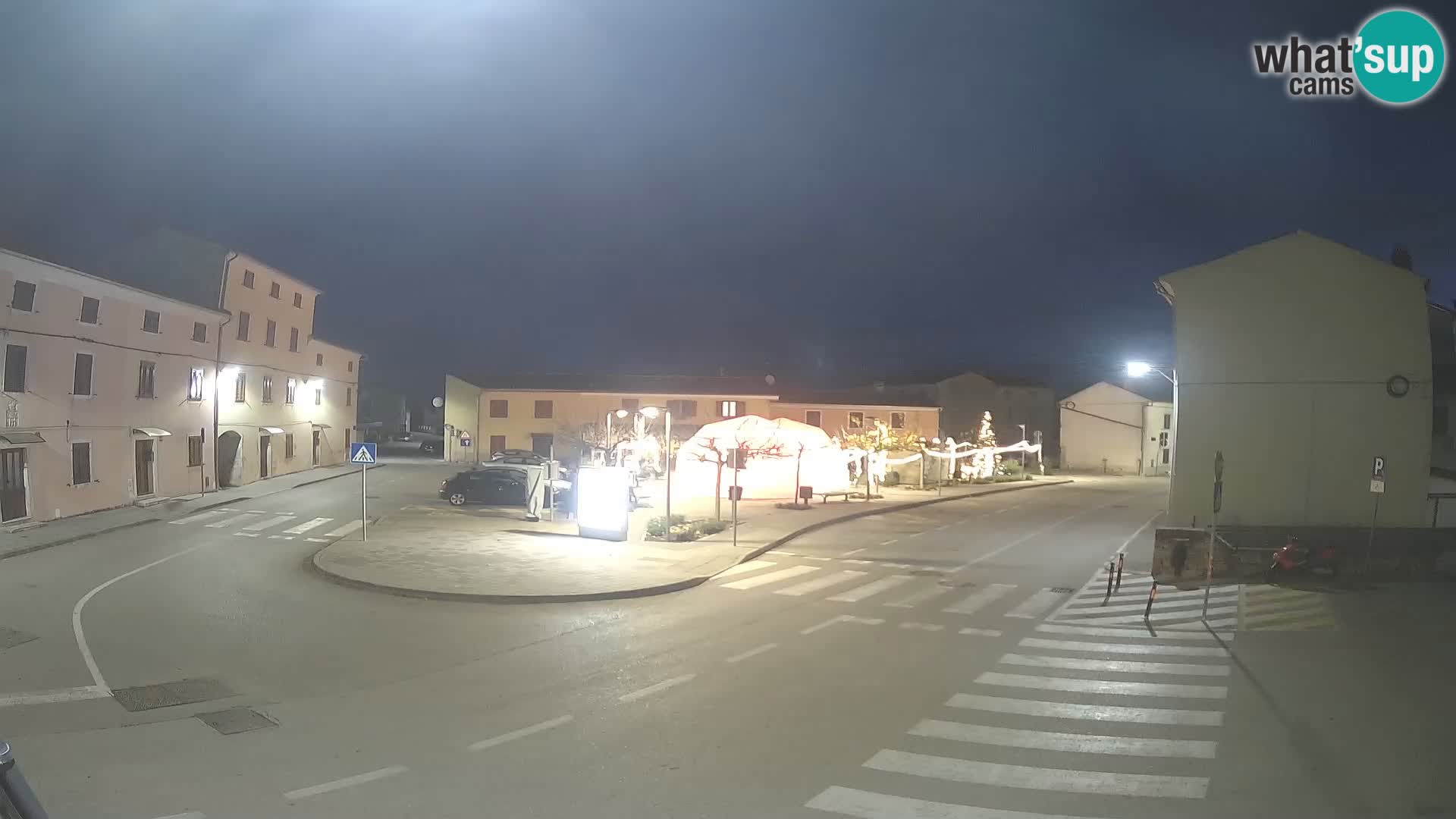 Bale, webcam de la plaza La Musa – Istria – Croacia