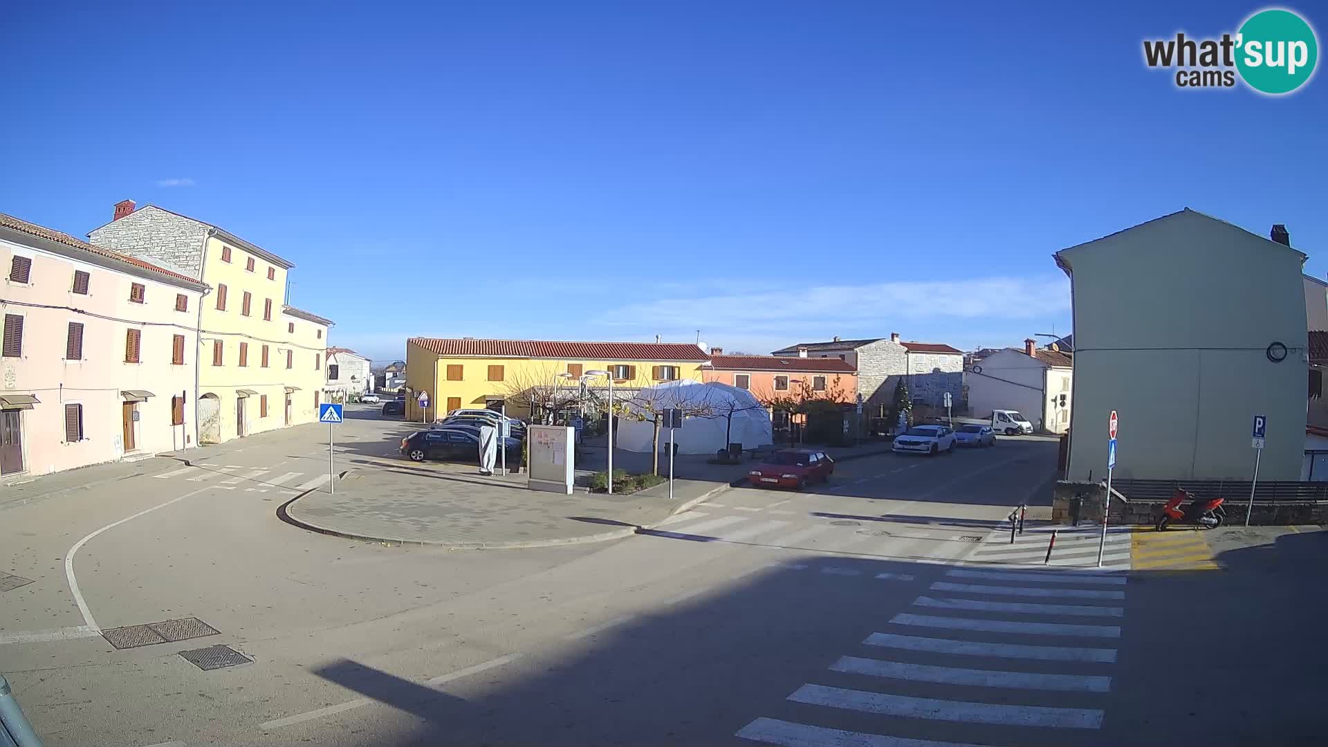 Bale, webcam de la plaza La Musa – Istria – Croacia