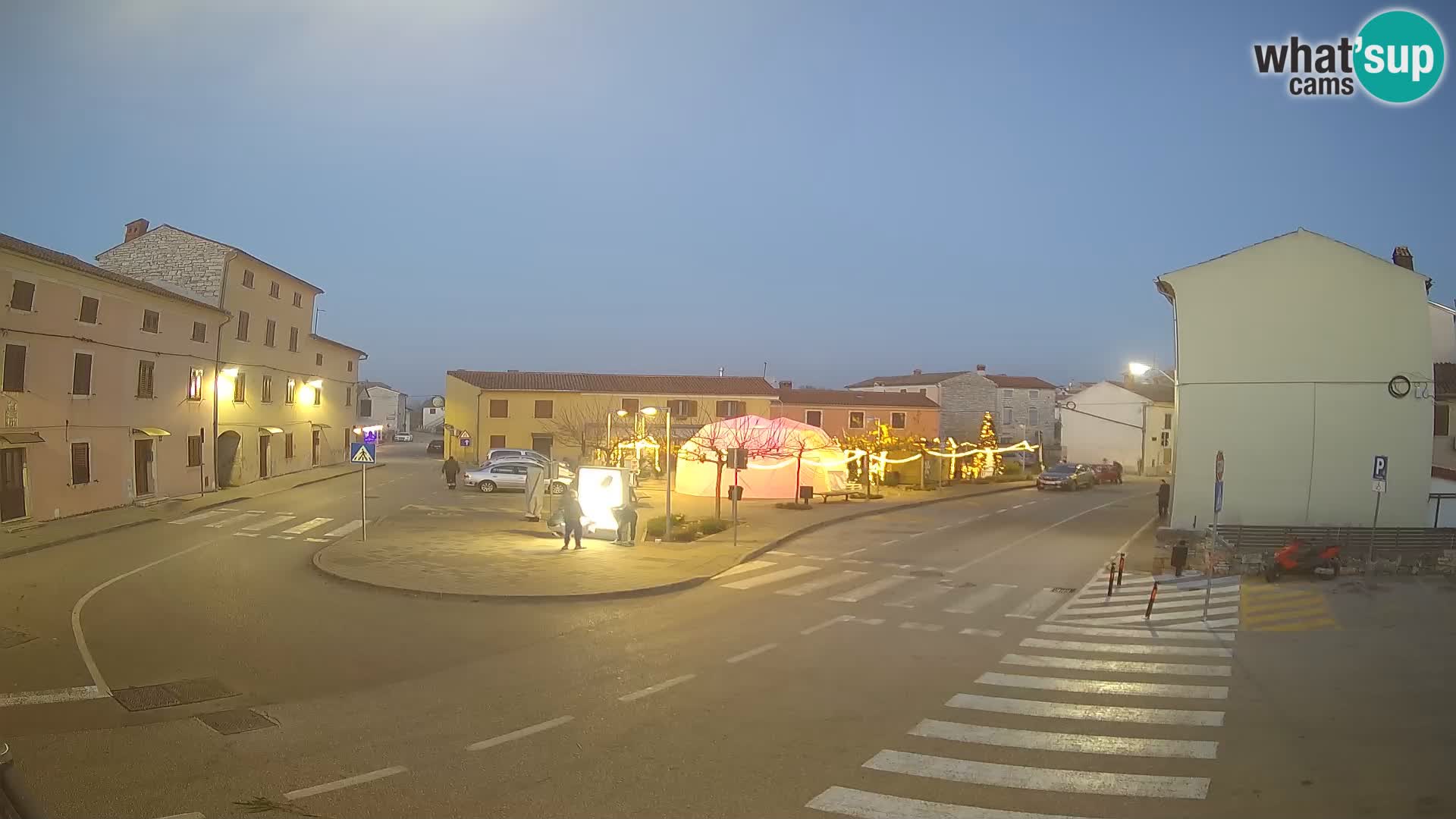 Bale, webcam de la place La Musa – Istrie – Croatie