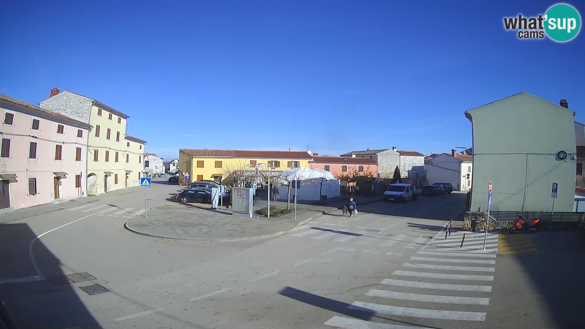 Bale Trg La Musa spletna kamera – Istra – Hrvaška