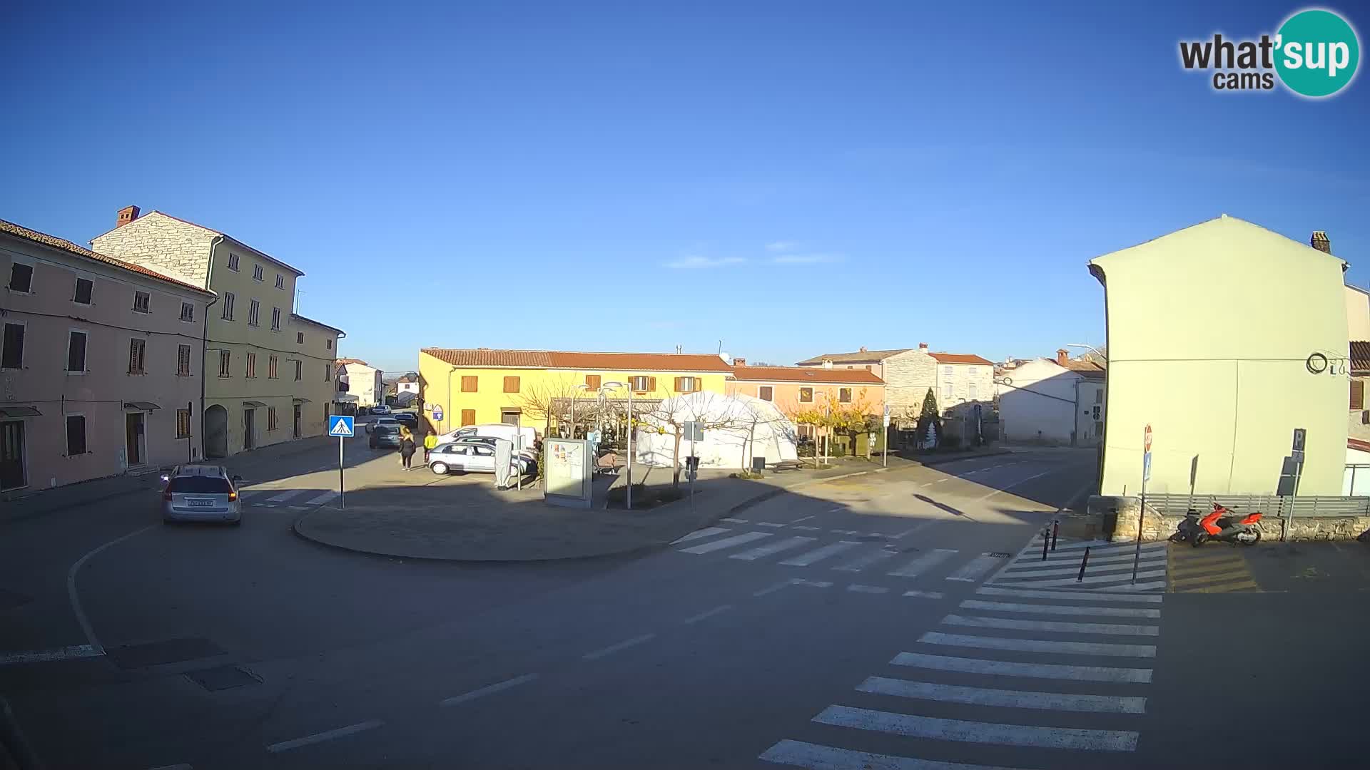 Bale Trg La Musa webcam – Istria – Croatia