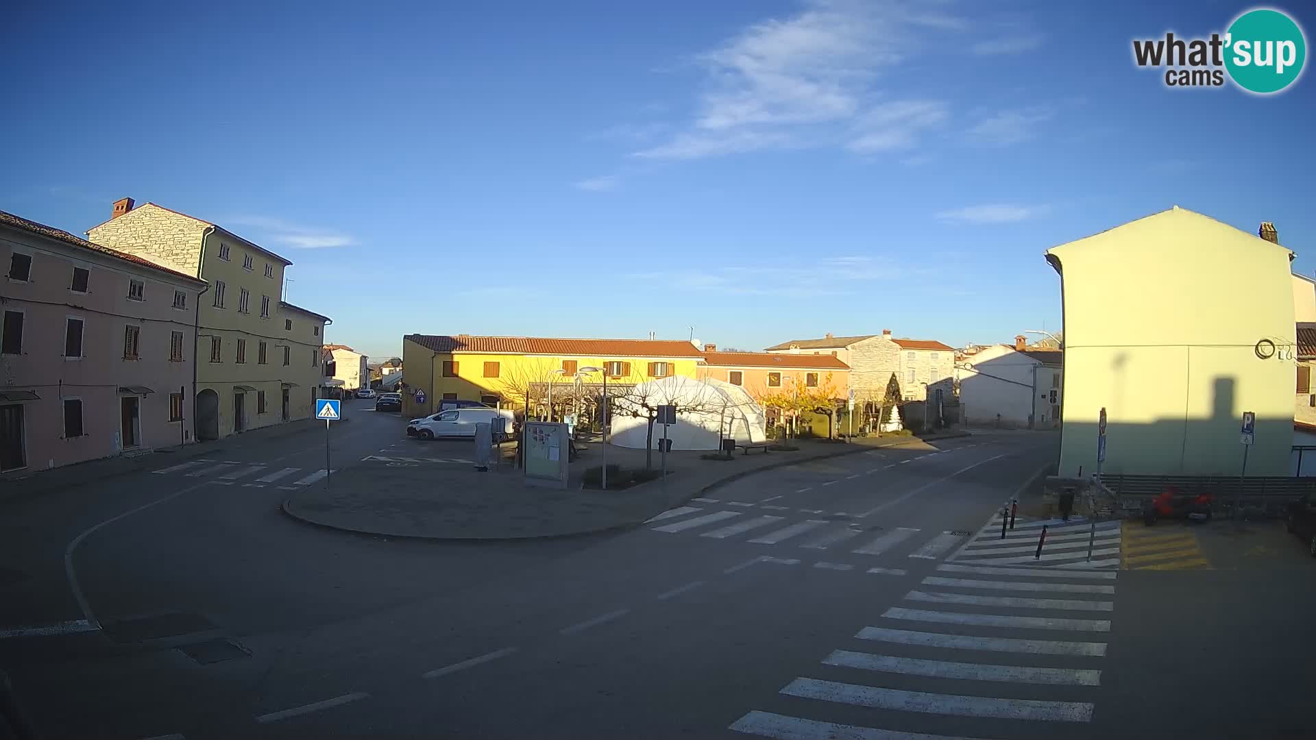 Bale, webcam de la plaza La Musa – Istria – Croacia