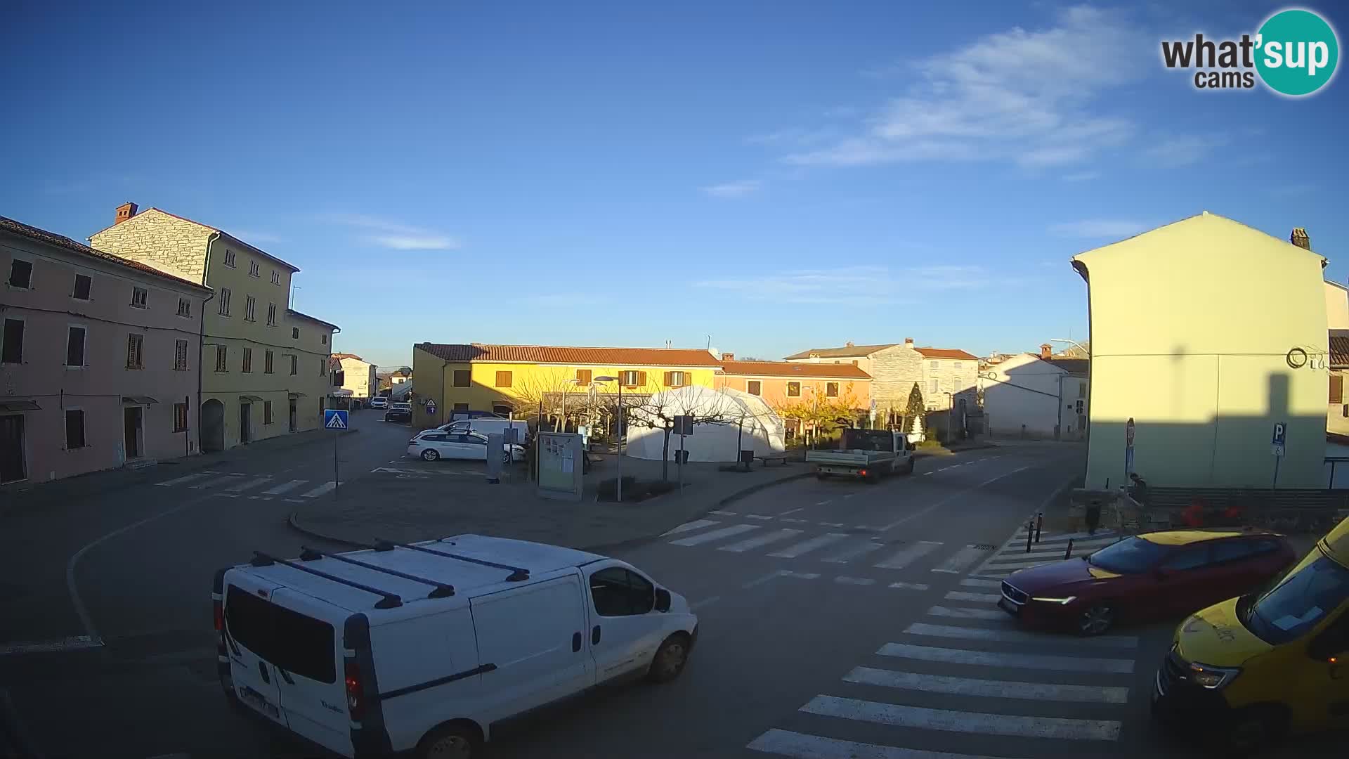 Bale, webcam de la place La Musa – Istrie – Croatie