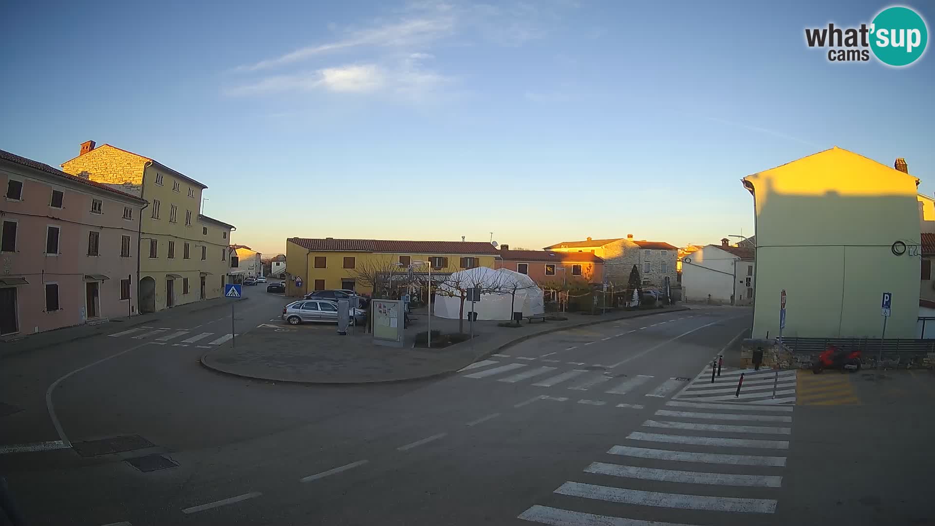 Bale, webcam de la plaza La Musa – Istria – Croacia