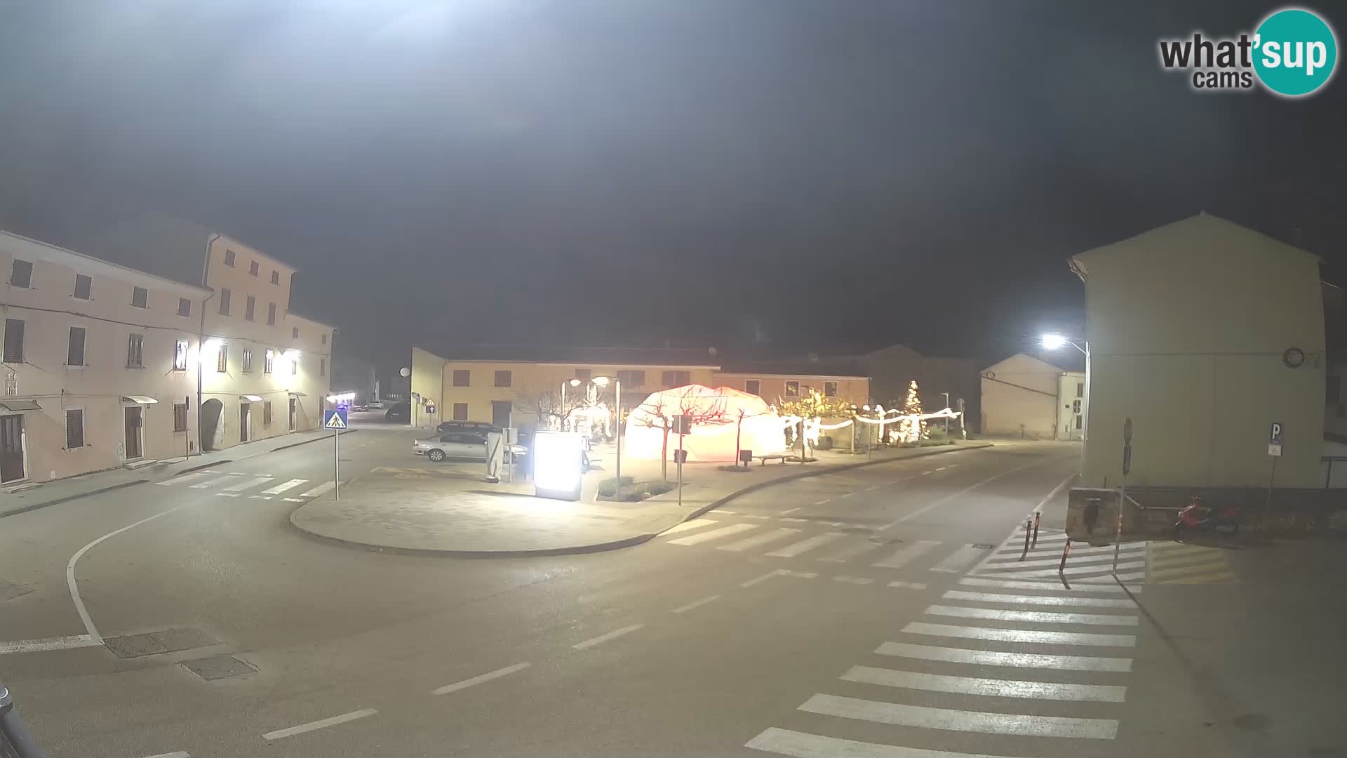 Bale, webcam de la place La Musa – Istrie – Croatie