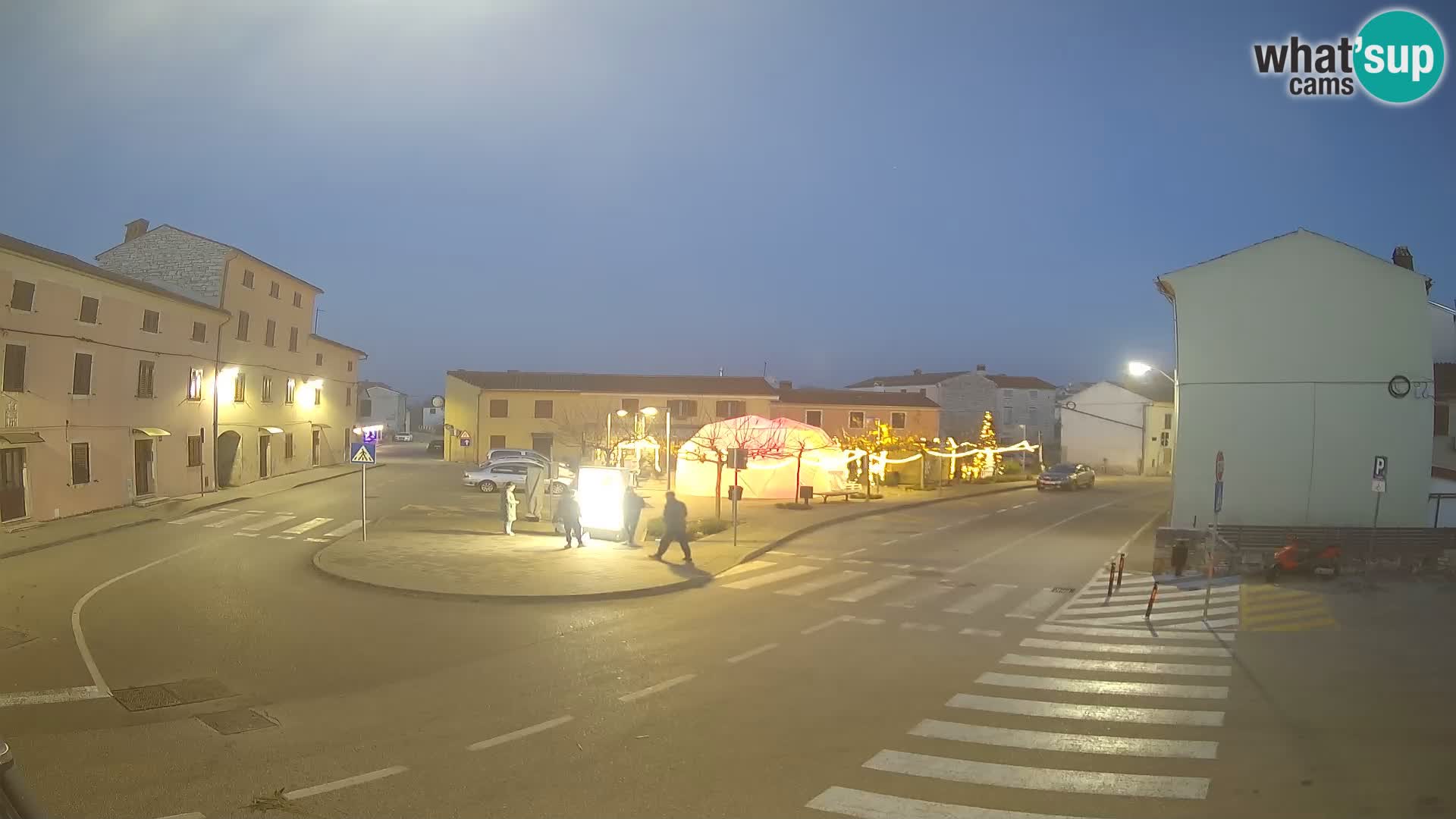 Bale, webcam de la plaza La Musa – Istria – Croacia