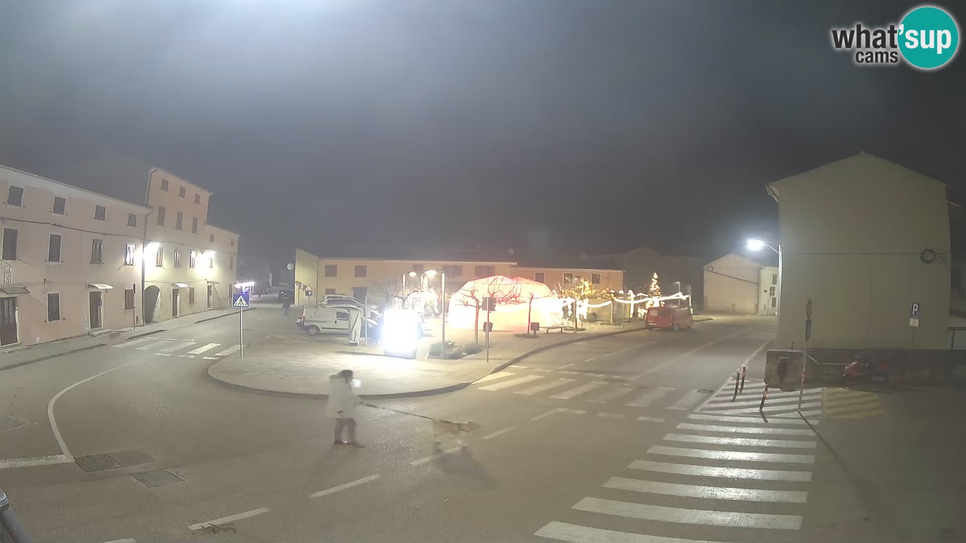 Bale, webcam de la place La Musa – Istrie – Croatie