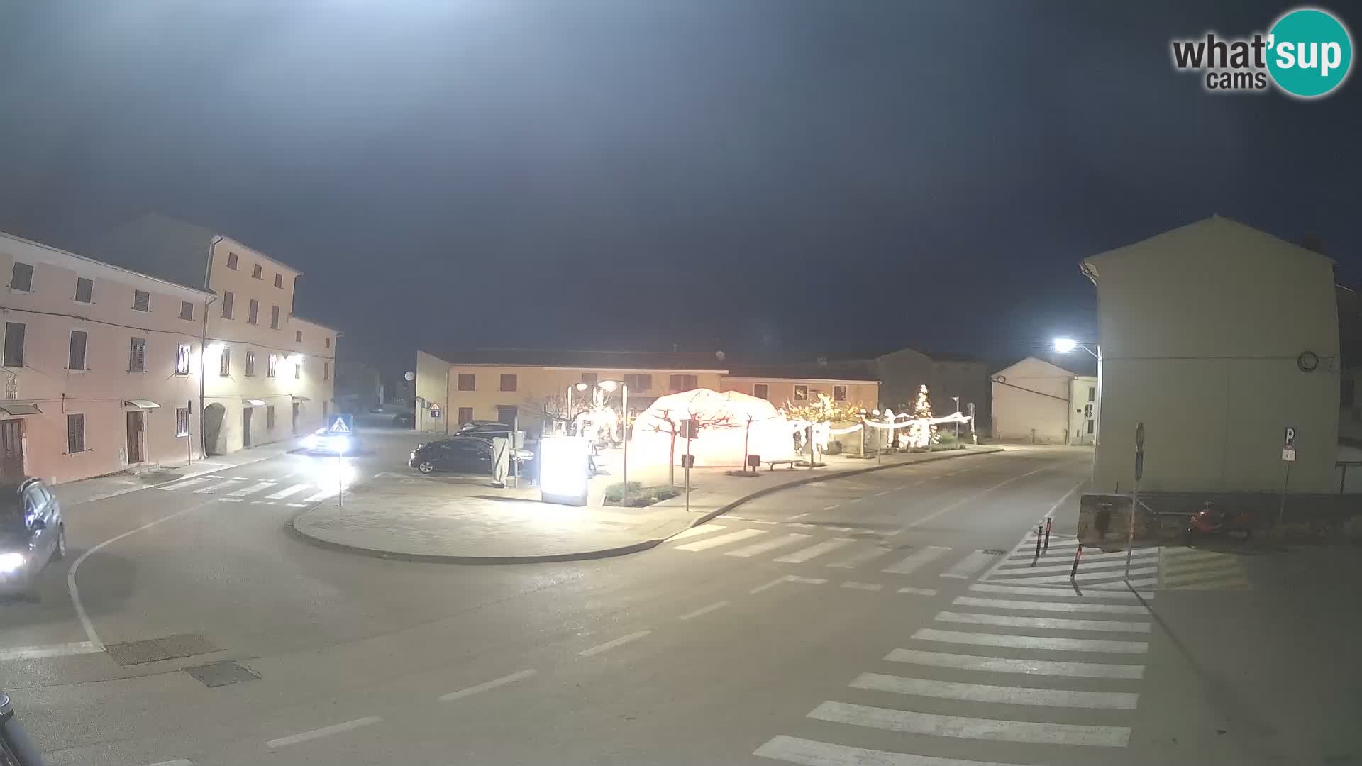 Bale, webcam de la place La Musa – Istrie – Croatie