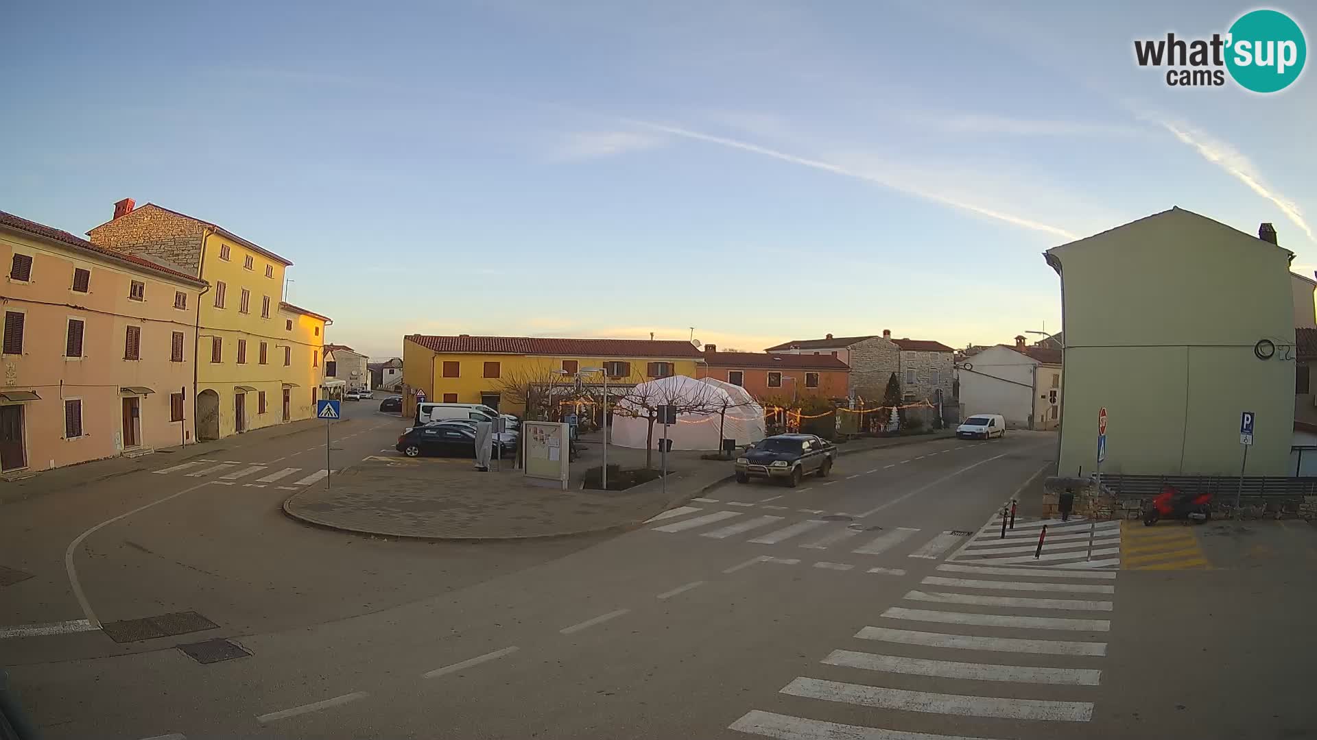 Bale, webcam de la plaza La Musa – Istria – Croacia