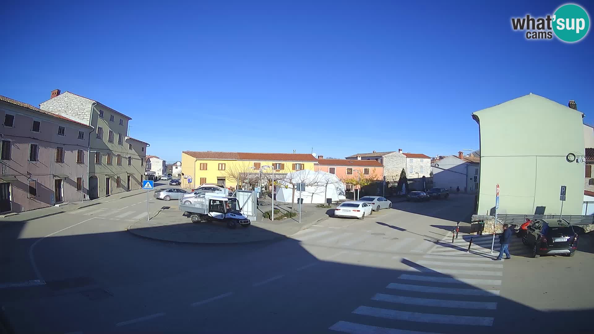 Bale, webcam de la place La Musa – Istrie – Croatie