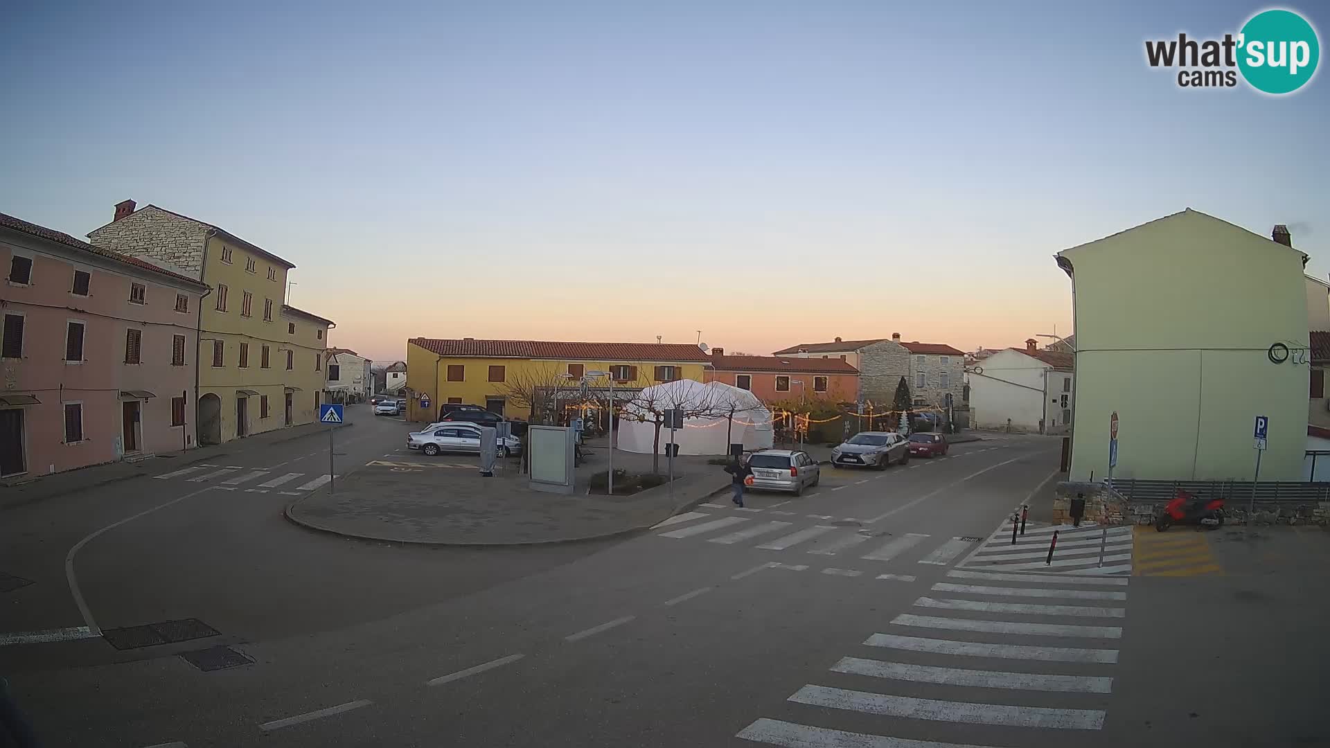 Bale, webcam de la plaza La Musa – Istria – Croacia