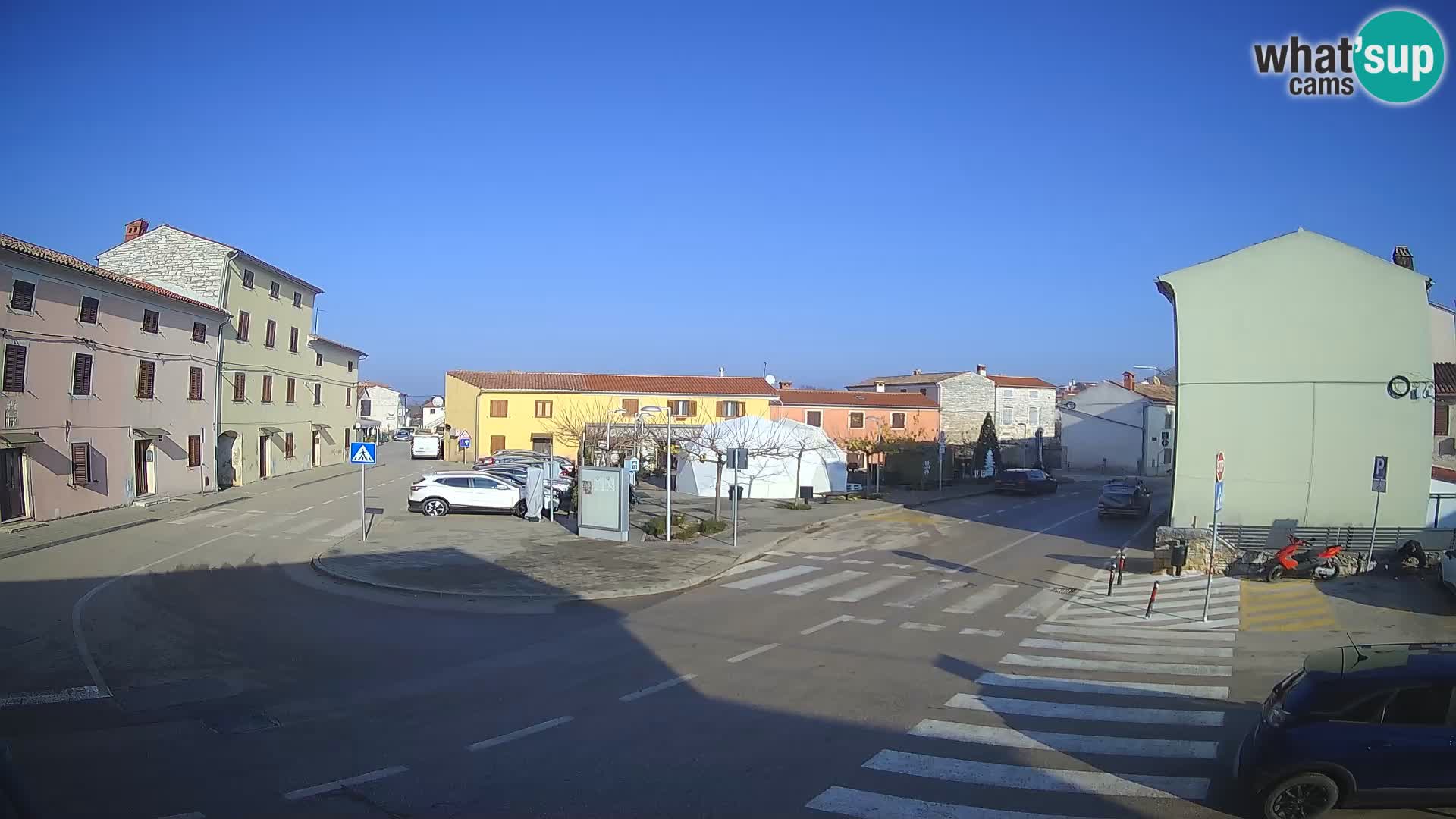 Bale, webcam de la place La Musa – Istrie – Croatie