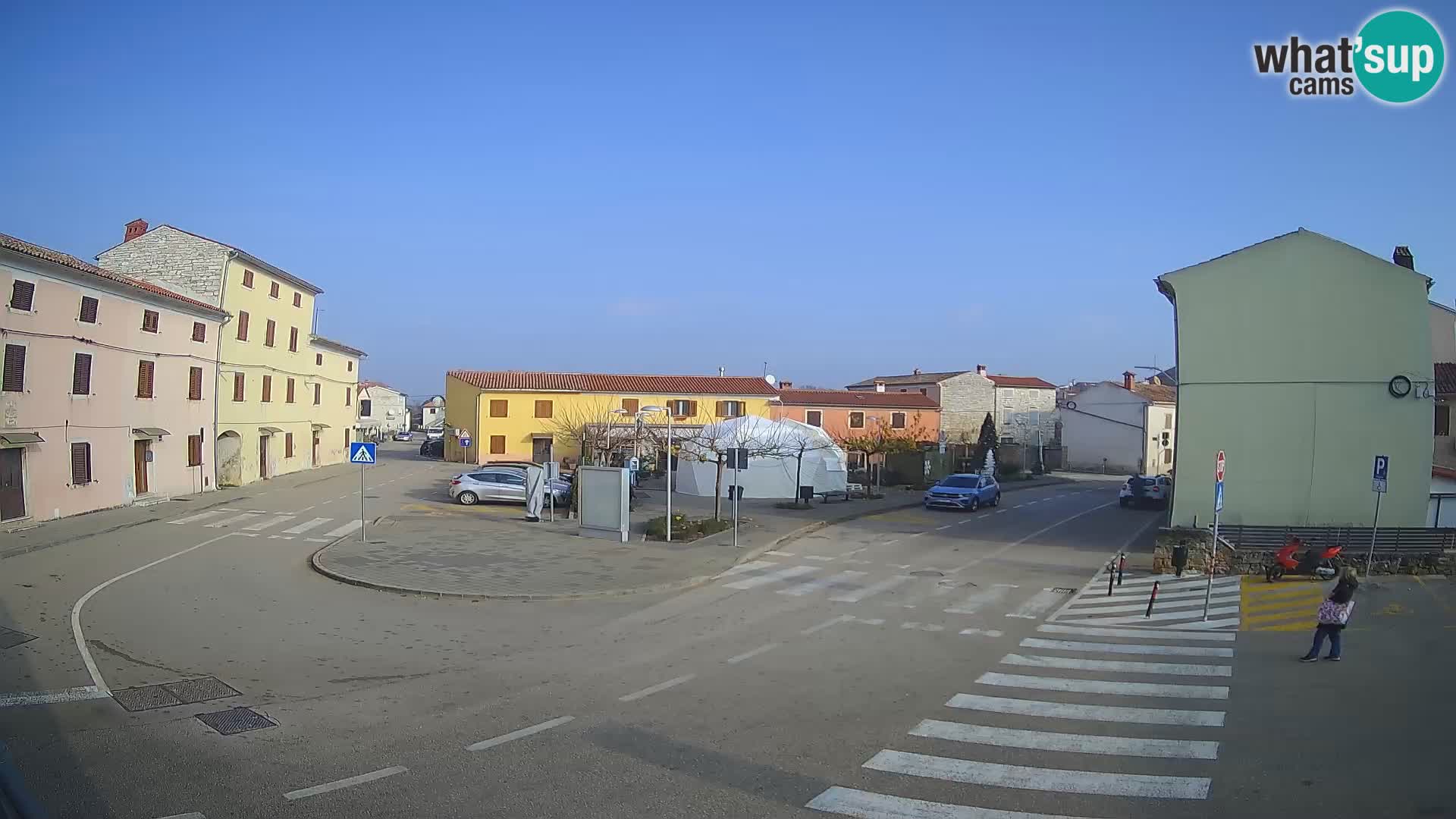 Bale Trg La Musa webcam – Istria – Croatia