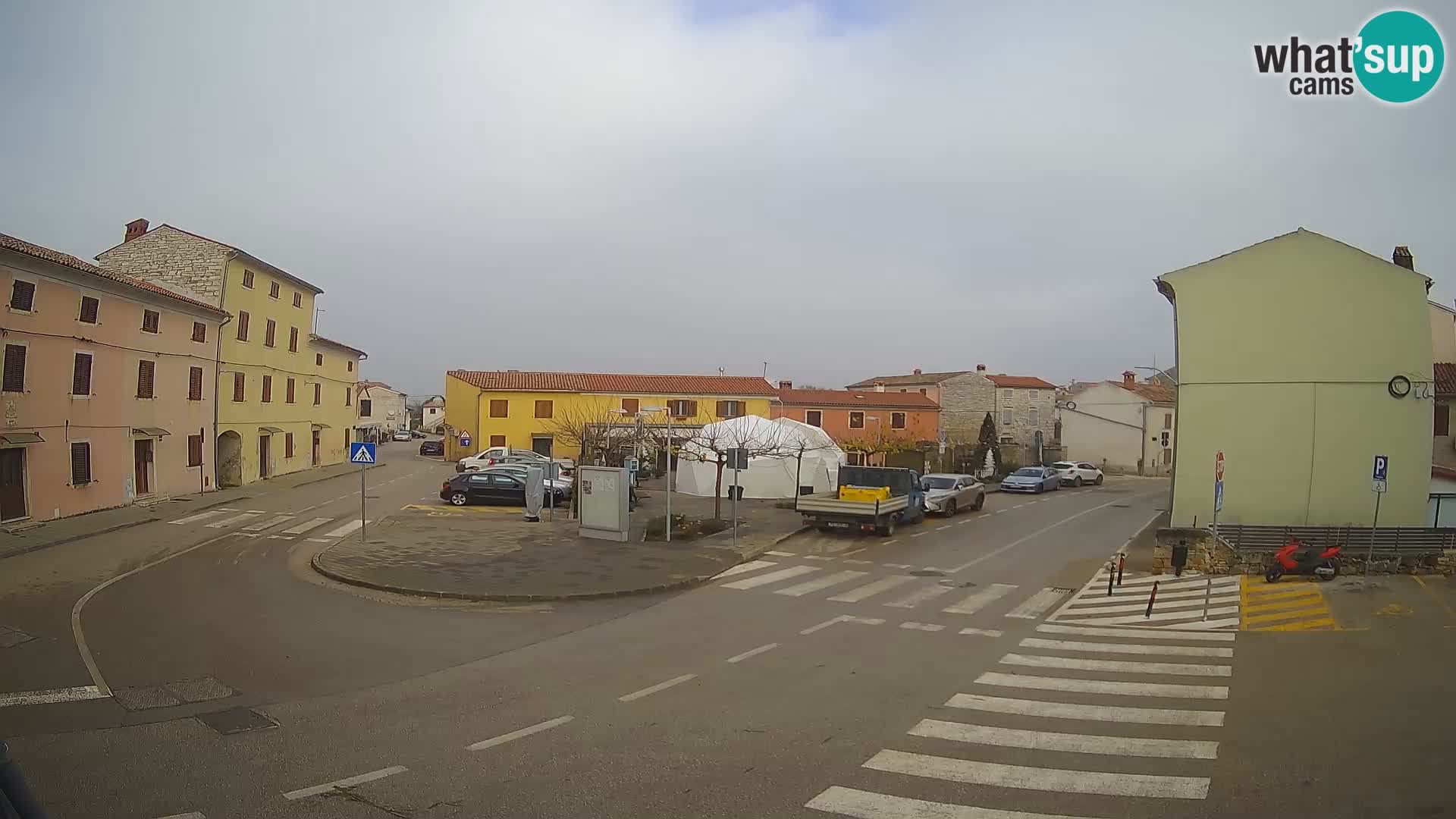 Bale, webcam de la plaza La Musa – Istria – Croacia