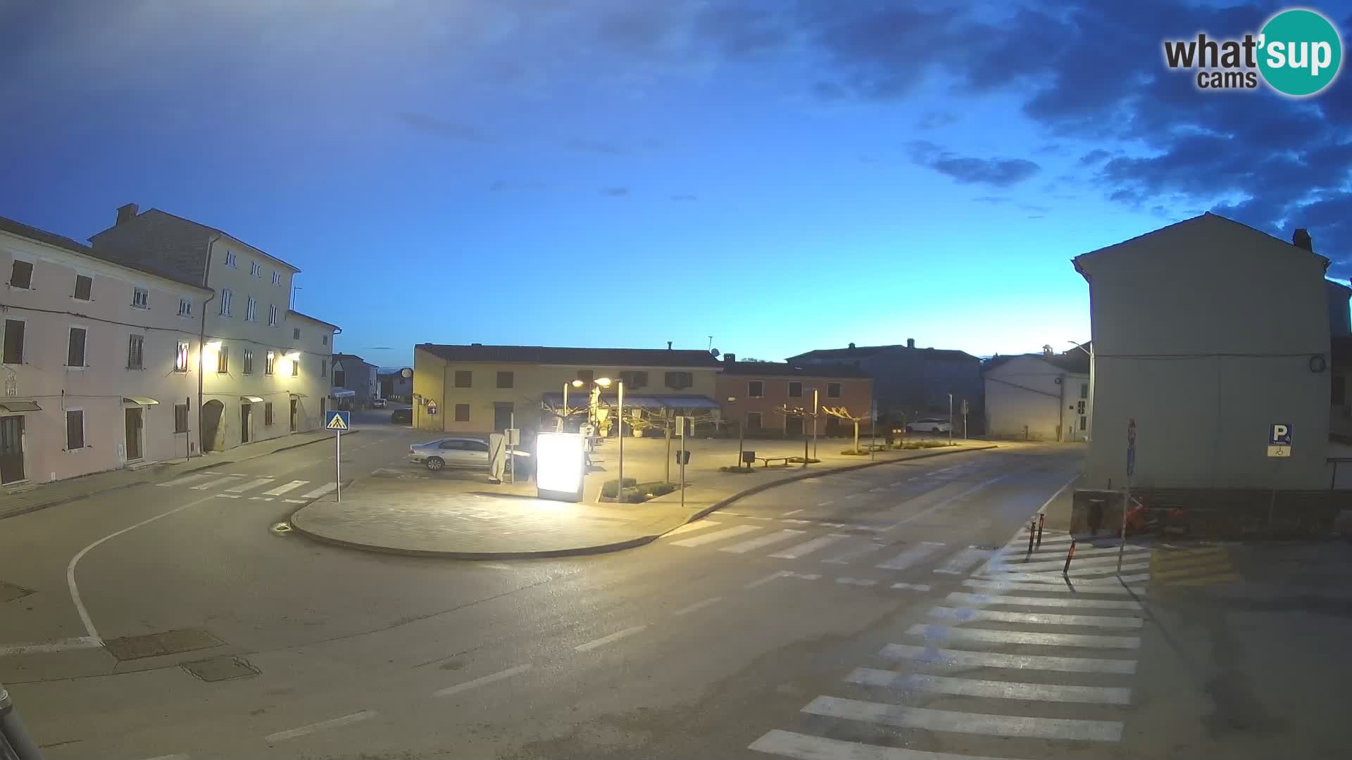 Bale, webcam de la place La Musa – Istrie – Croatie