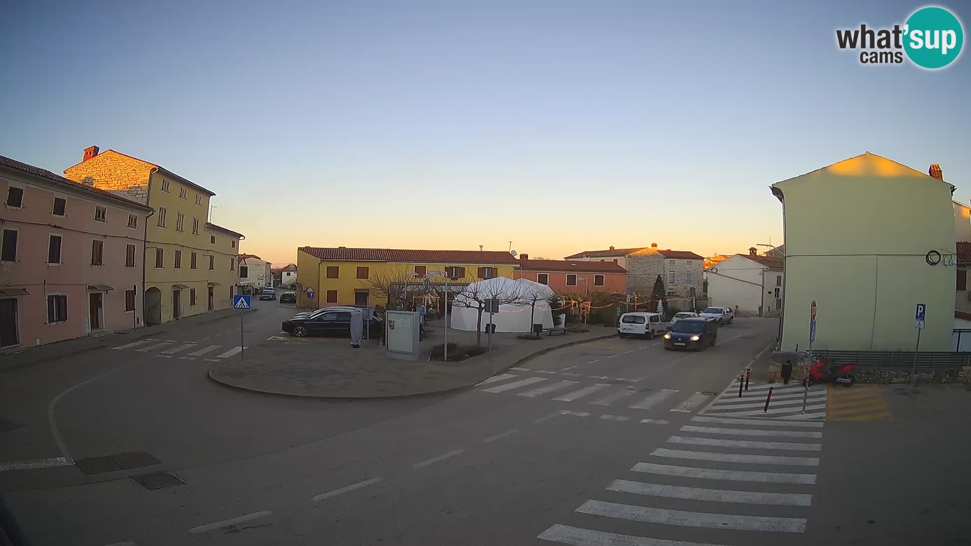 Bale, webcam de la plaza La Musa – Istria – Croacia