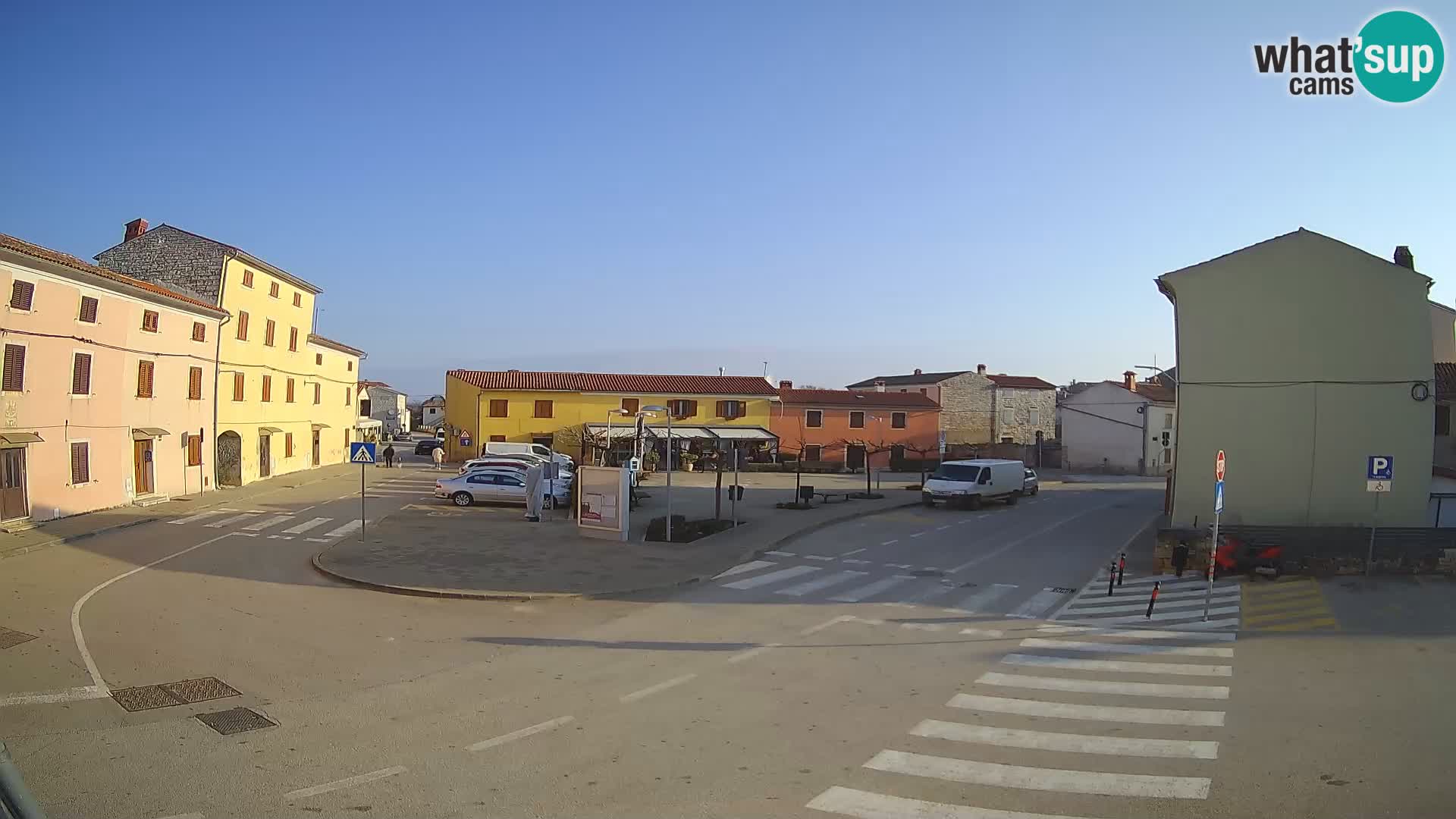 Bale, webcam de la plaza La Musa – Istria – Croacia