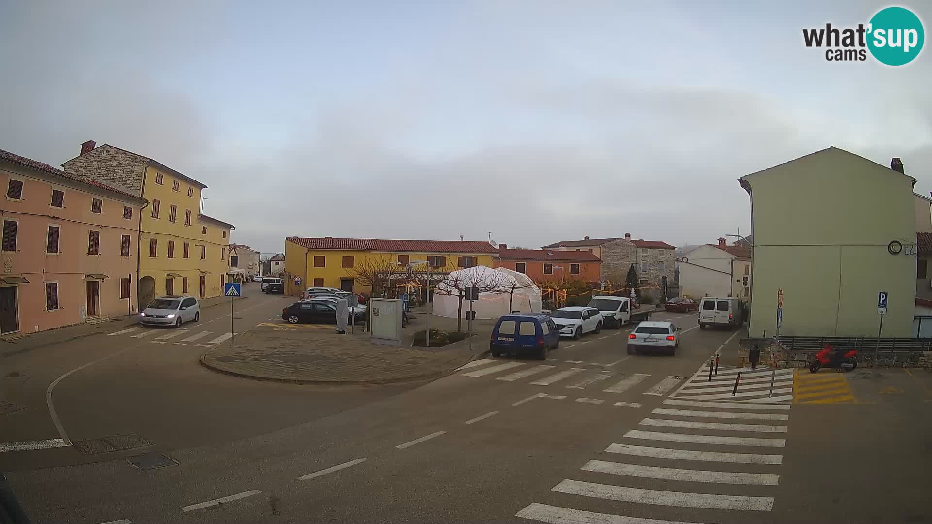 Bale, webcam de la plaza La Musa – Istria – Croacia