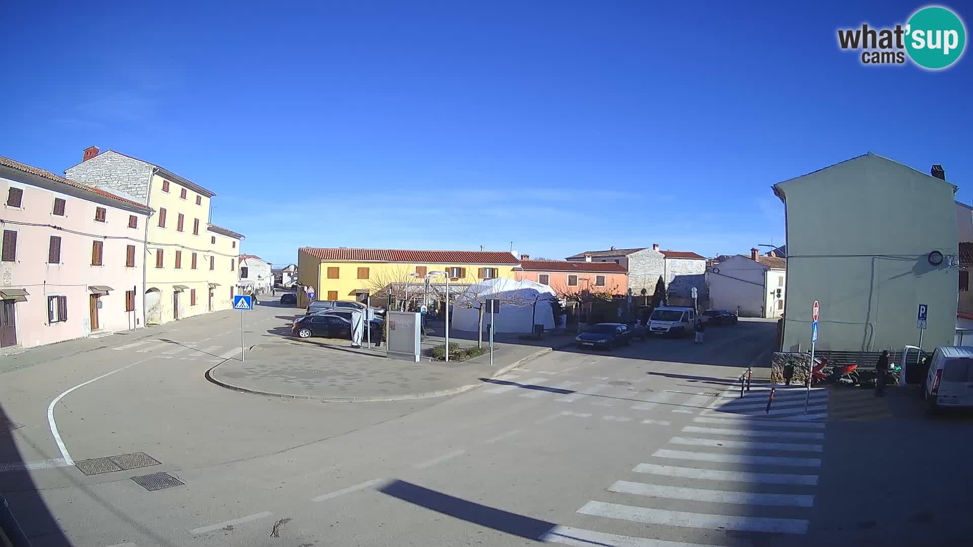 Bale Trg La Musa spletna kamera – Istra – Hrvaška