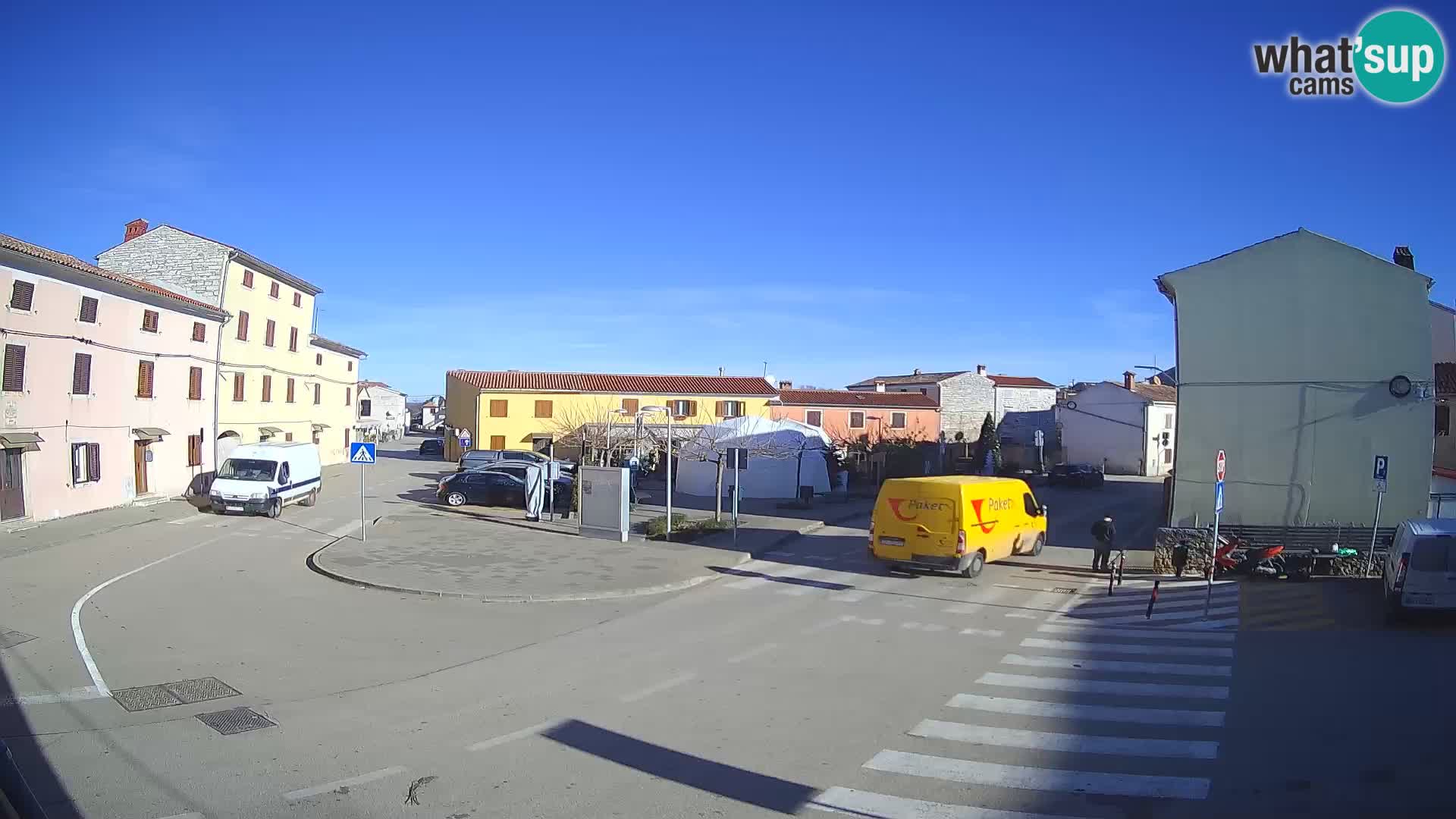 Bale, webcam de la plaza La Musa – Istria – Croacia