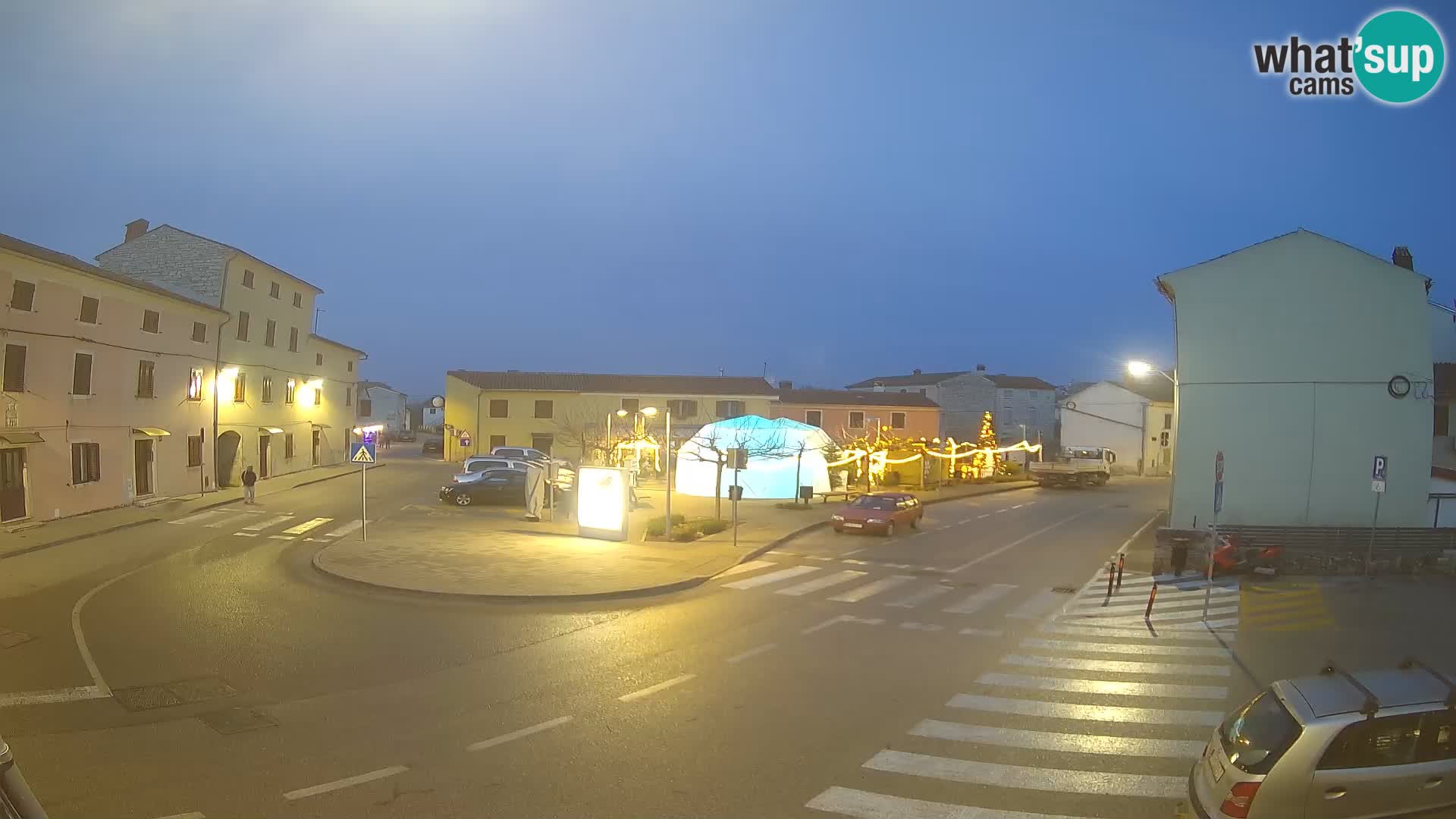 Bale, webcam de la place La Musa – Istrie – Croatie