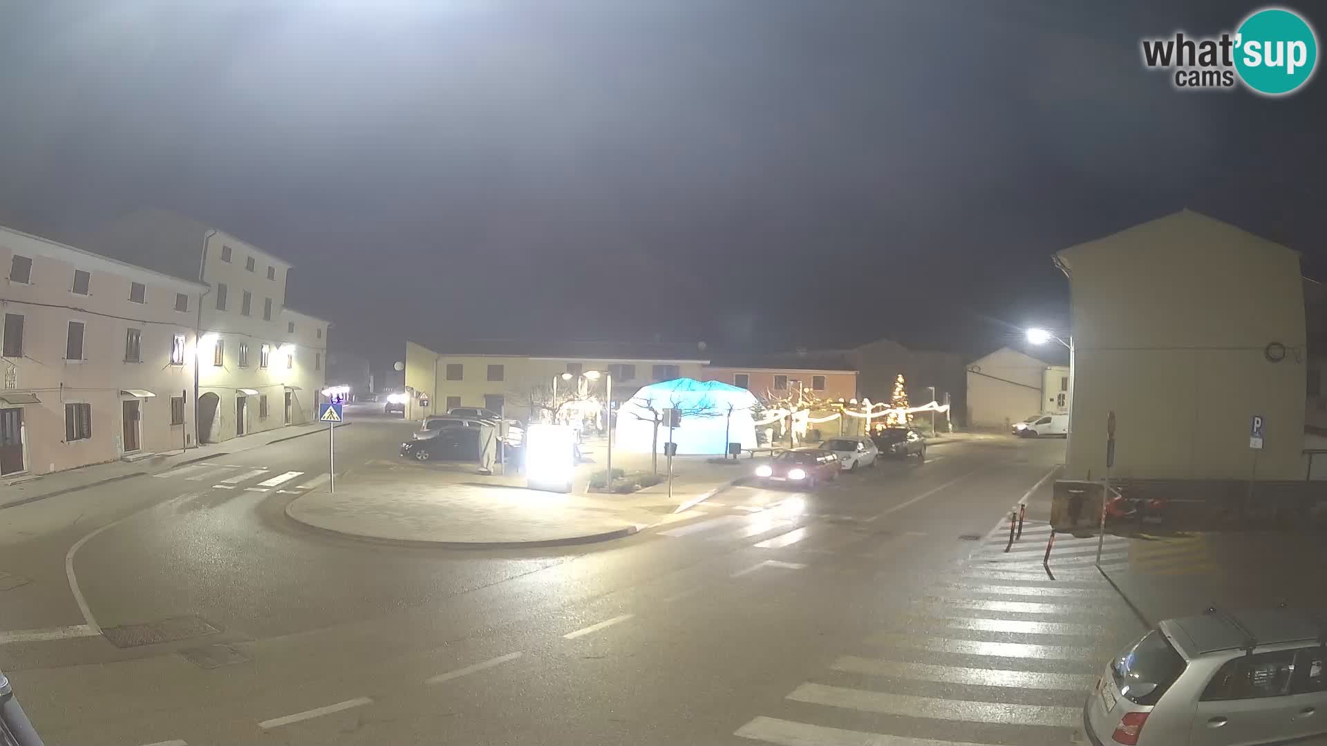 Bale, webcam de la place La Musa – Istrie – Croatie