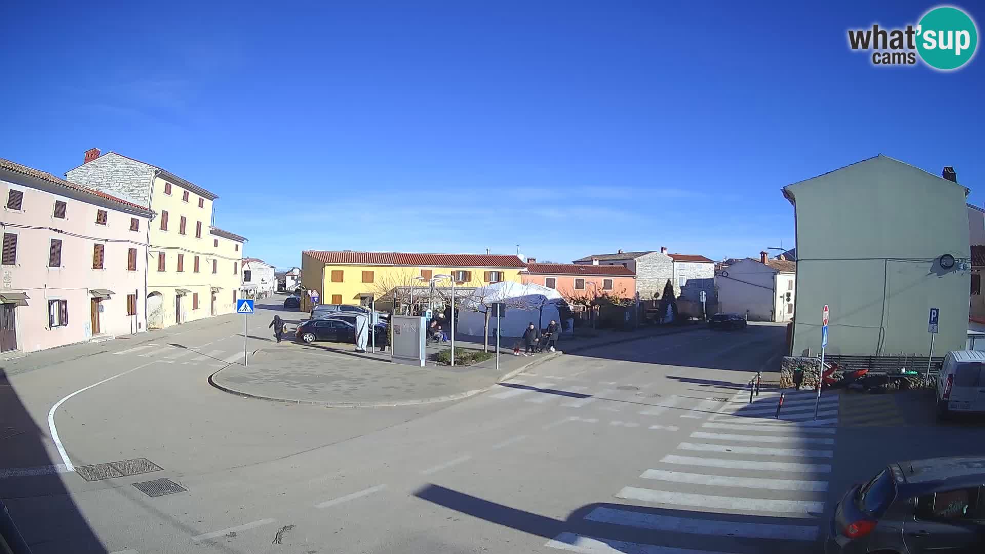 Bale Trg La Musa spletna kamera – Istra – Hrvaška