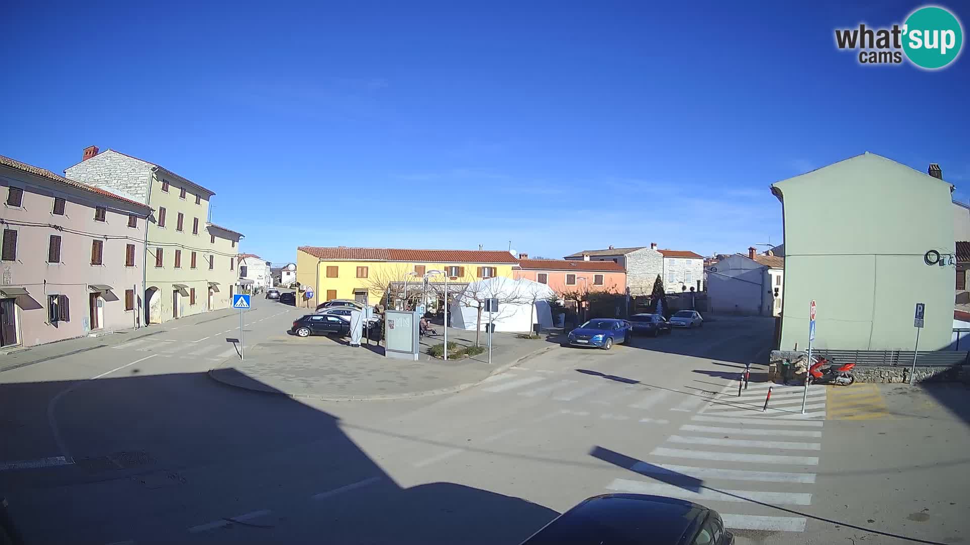 Bale, webcam de la plaza La Musa – Istria – Croacia