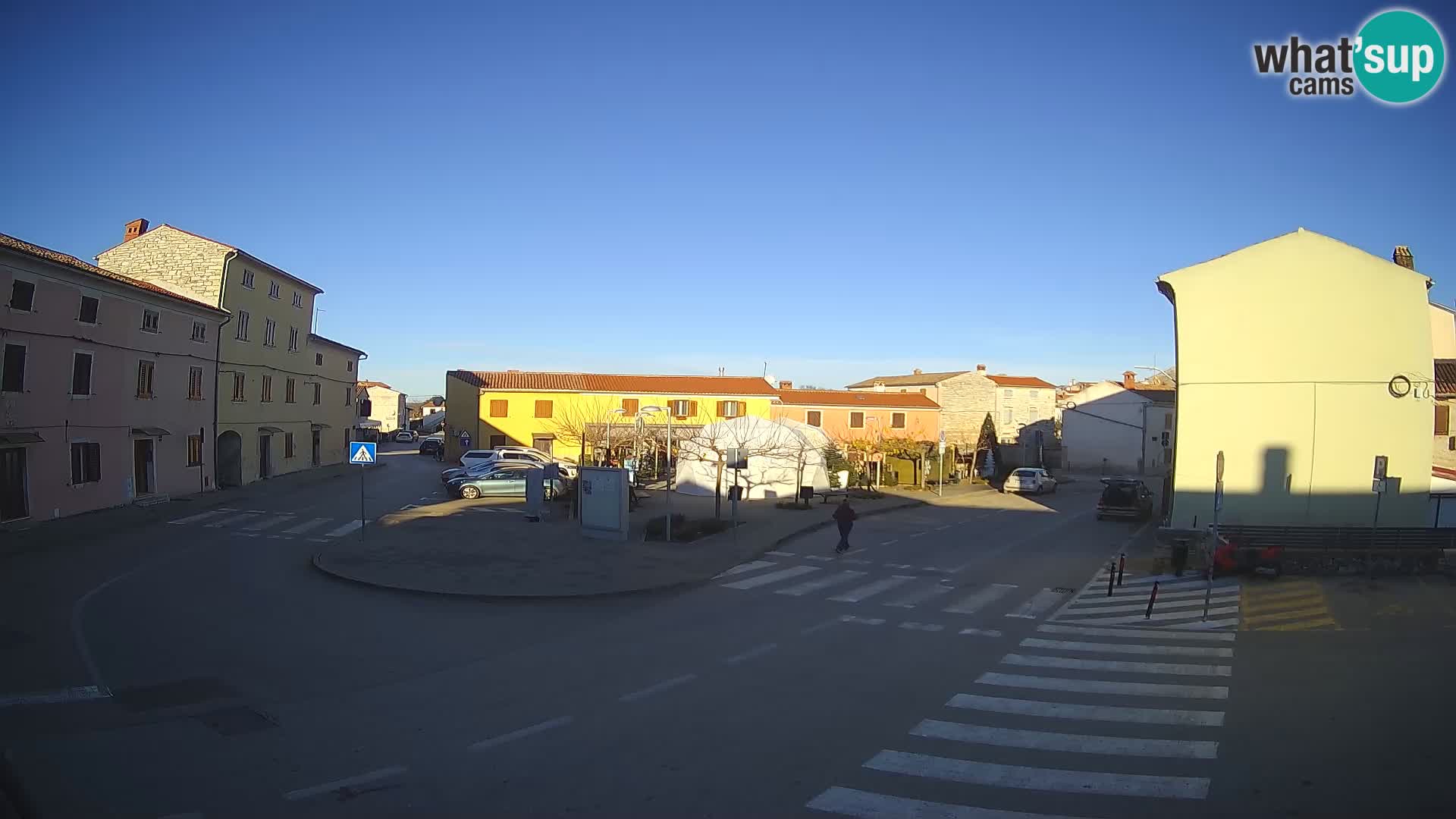 Bale, webcam de la place La Musa – Istrie – Croatie