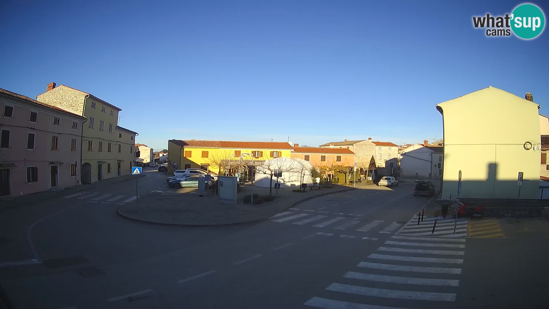 Bale, webcam de la place La Musa – Istrie – Croatie