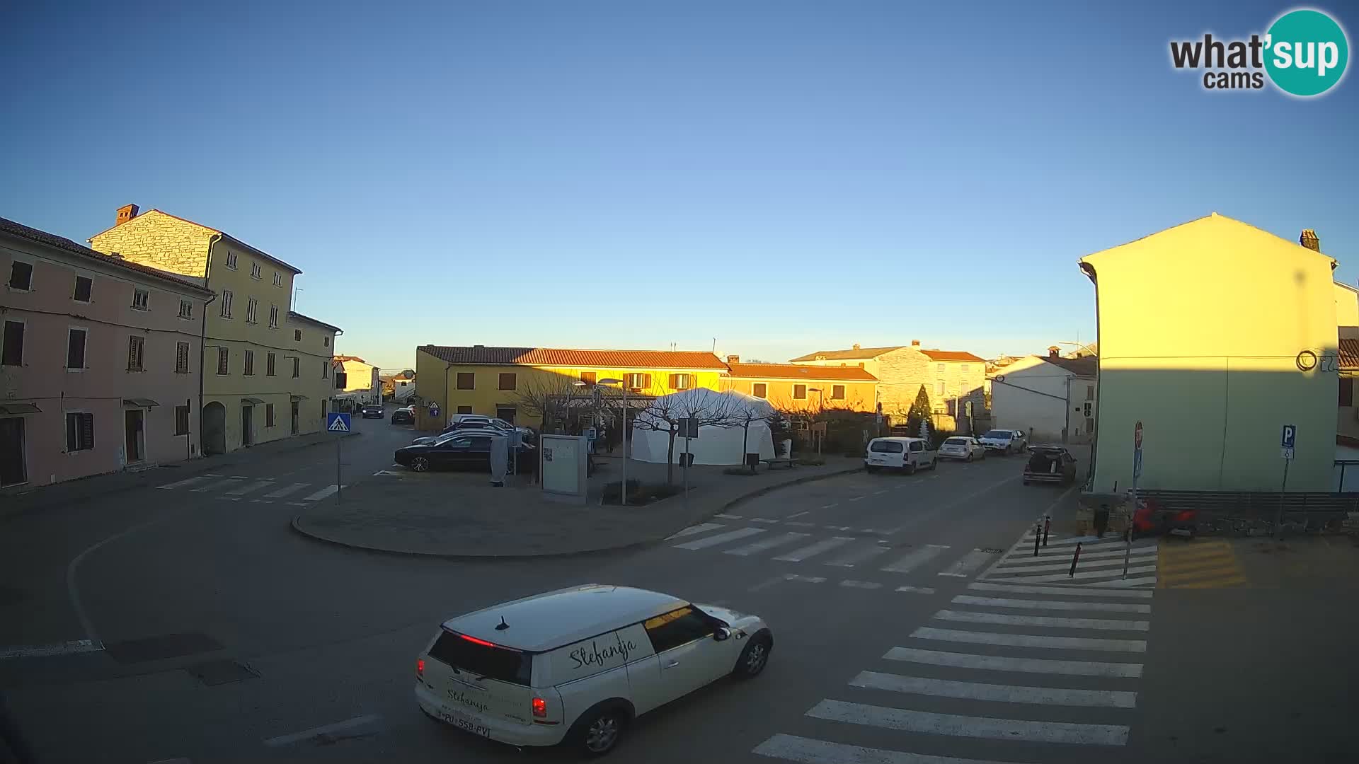 Bale, webcam de la plaza La Musa – Istria – Croacia