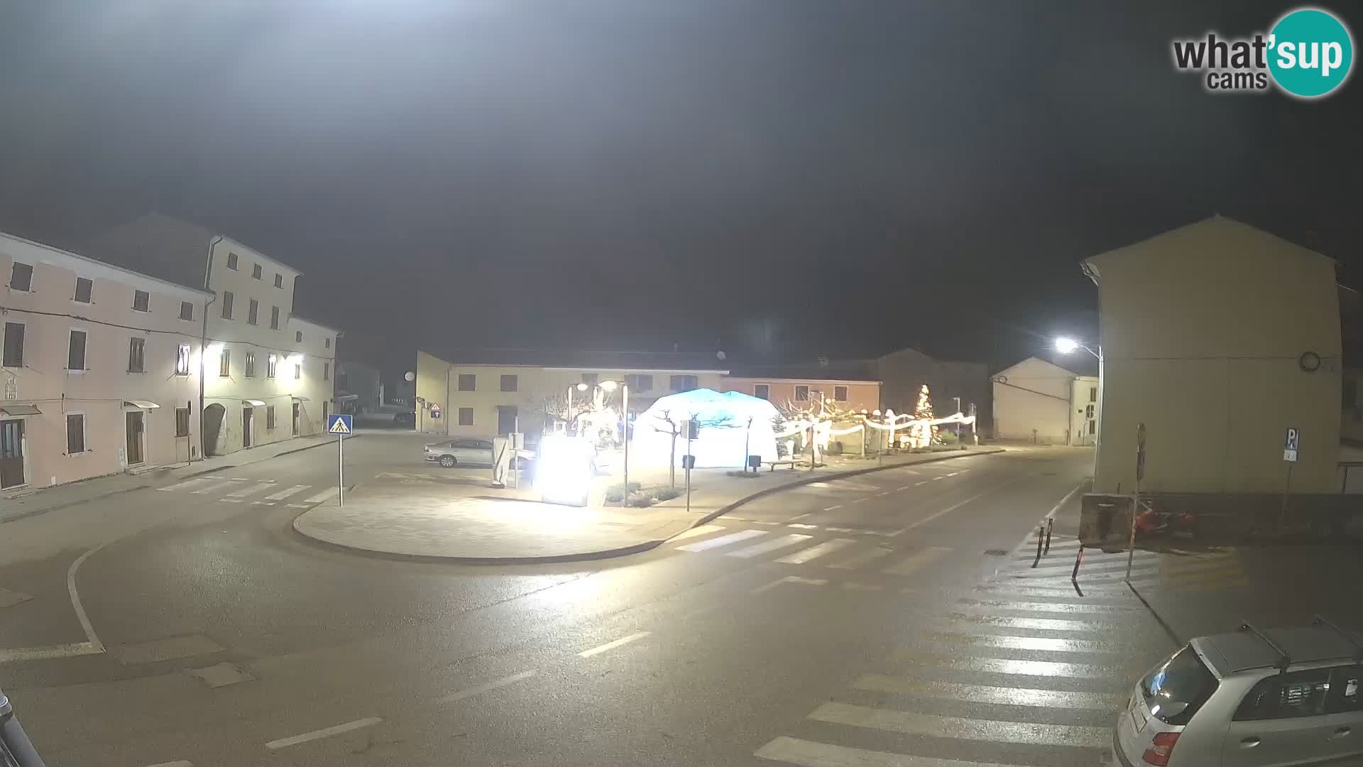 Bale, webcam de la plaza La Musa – Istria – Croacia