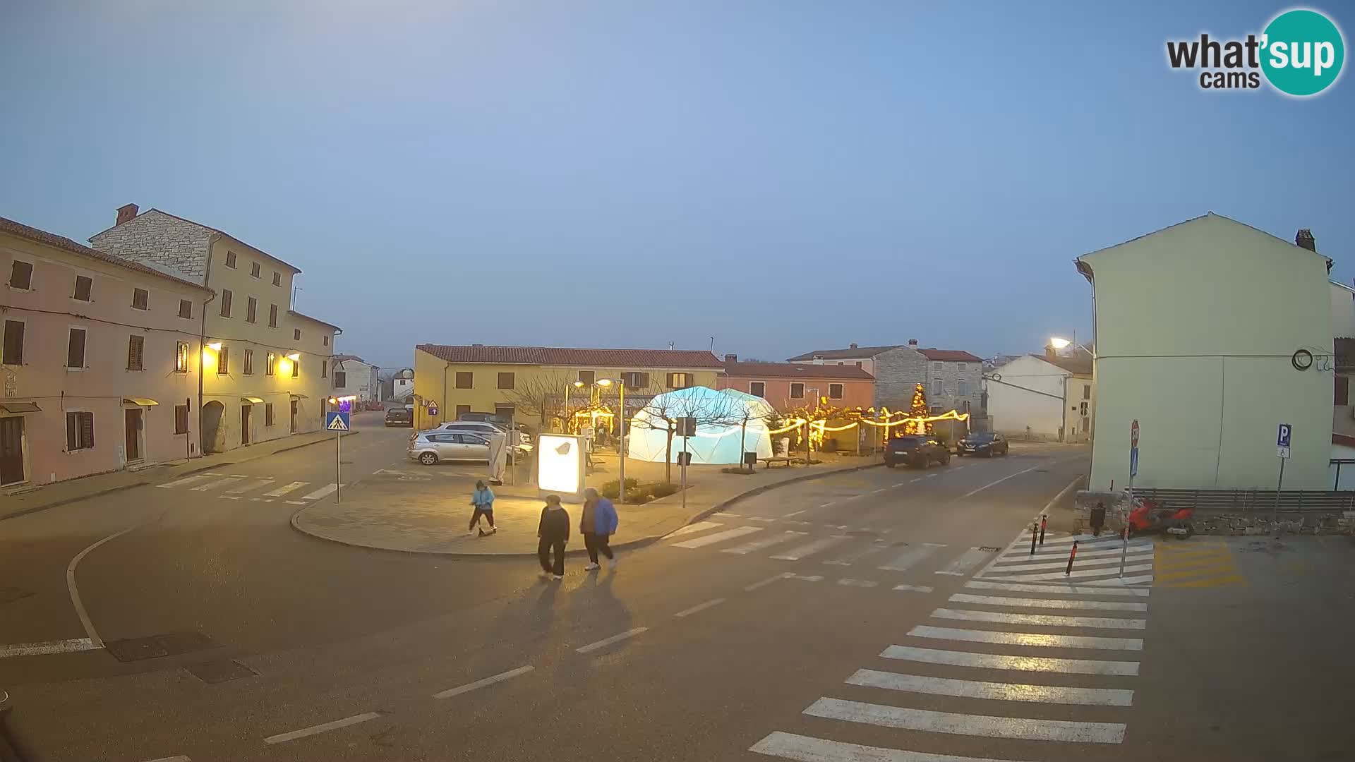 Bale, webcam de la plaza La Musa – Istria – Croacia