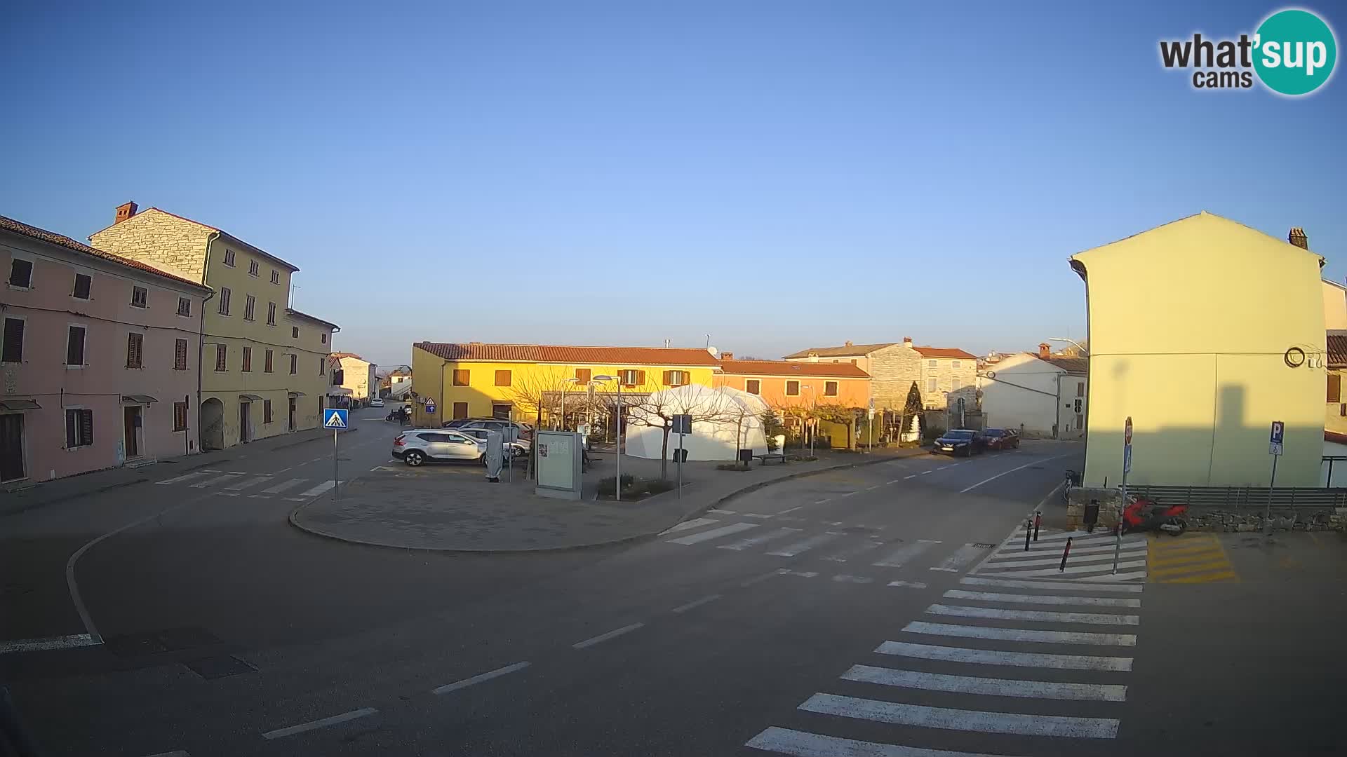 Bale, webcam de la place La Musa – Istrie – Croatie