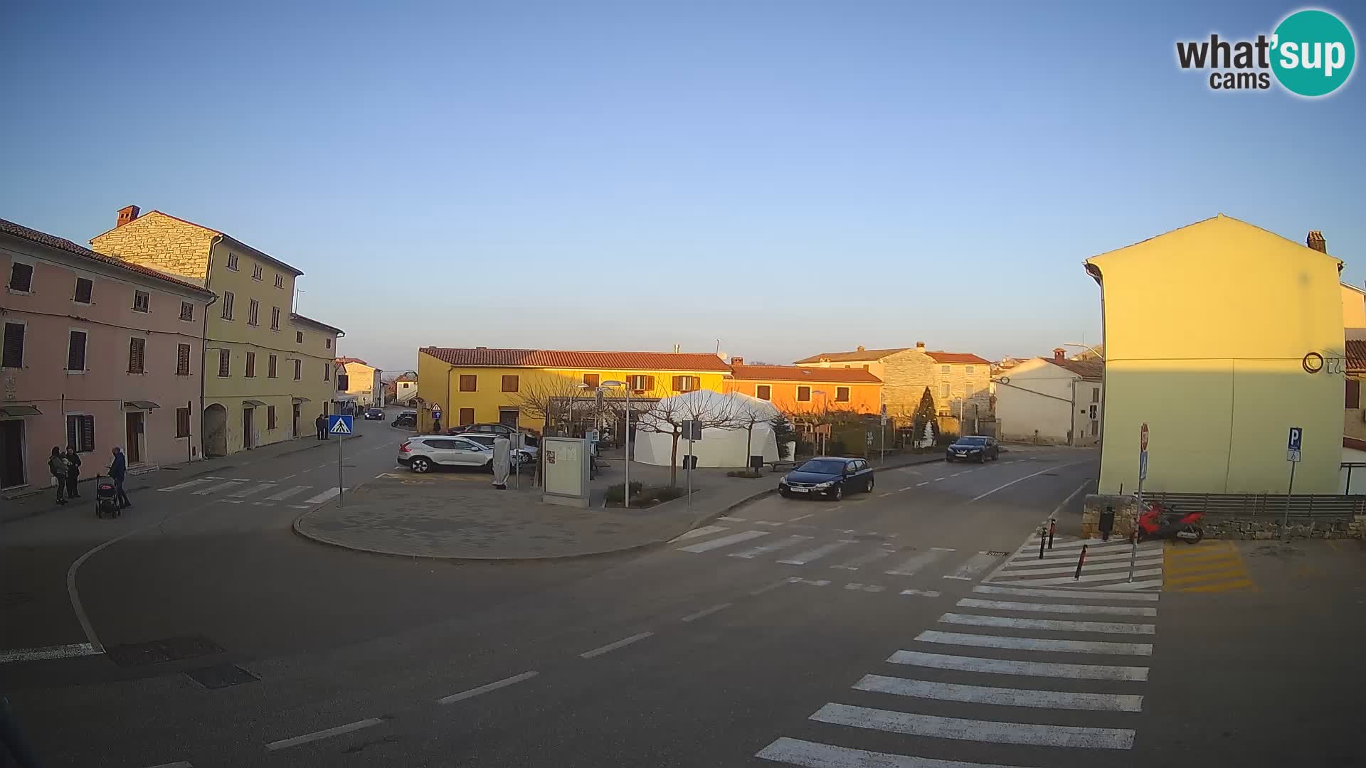 Bale Trg La Musa webcam – Istria – Croatia