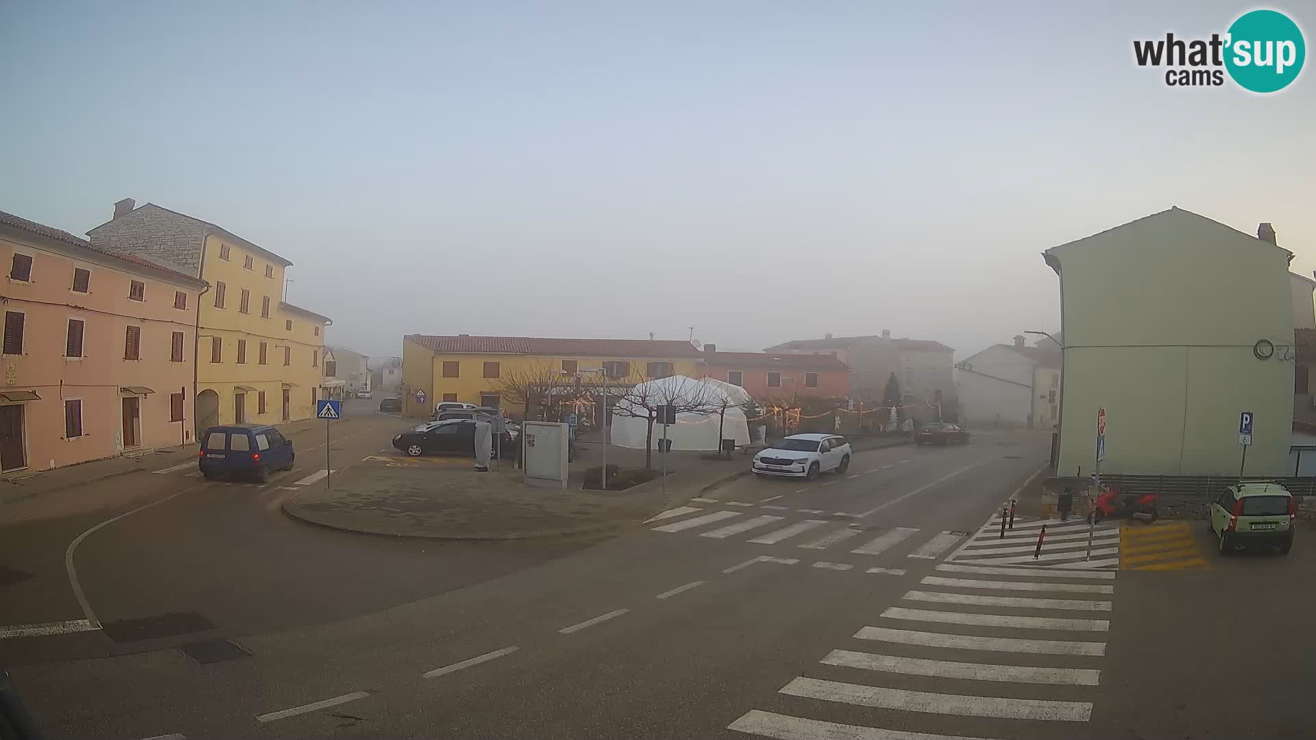 Bale, webcam de la place La Musa – Istrie – Croatie