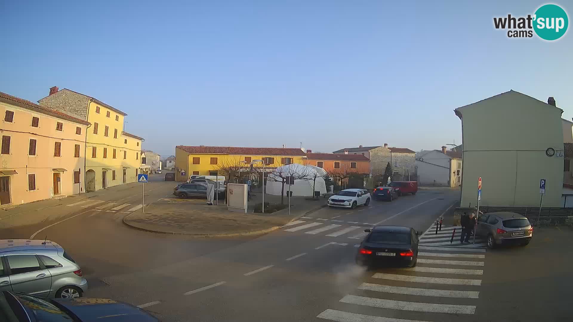 Bale, webcam de la place La Musa – Istrie – Croatie