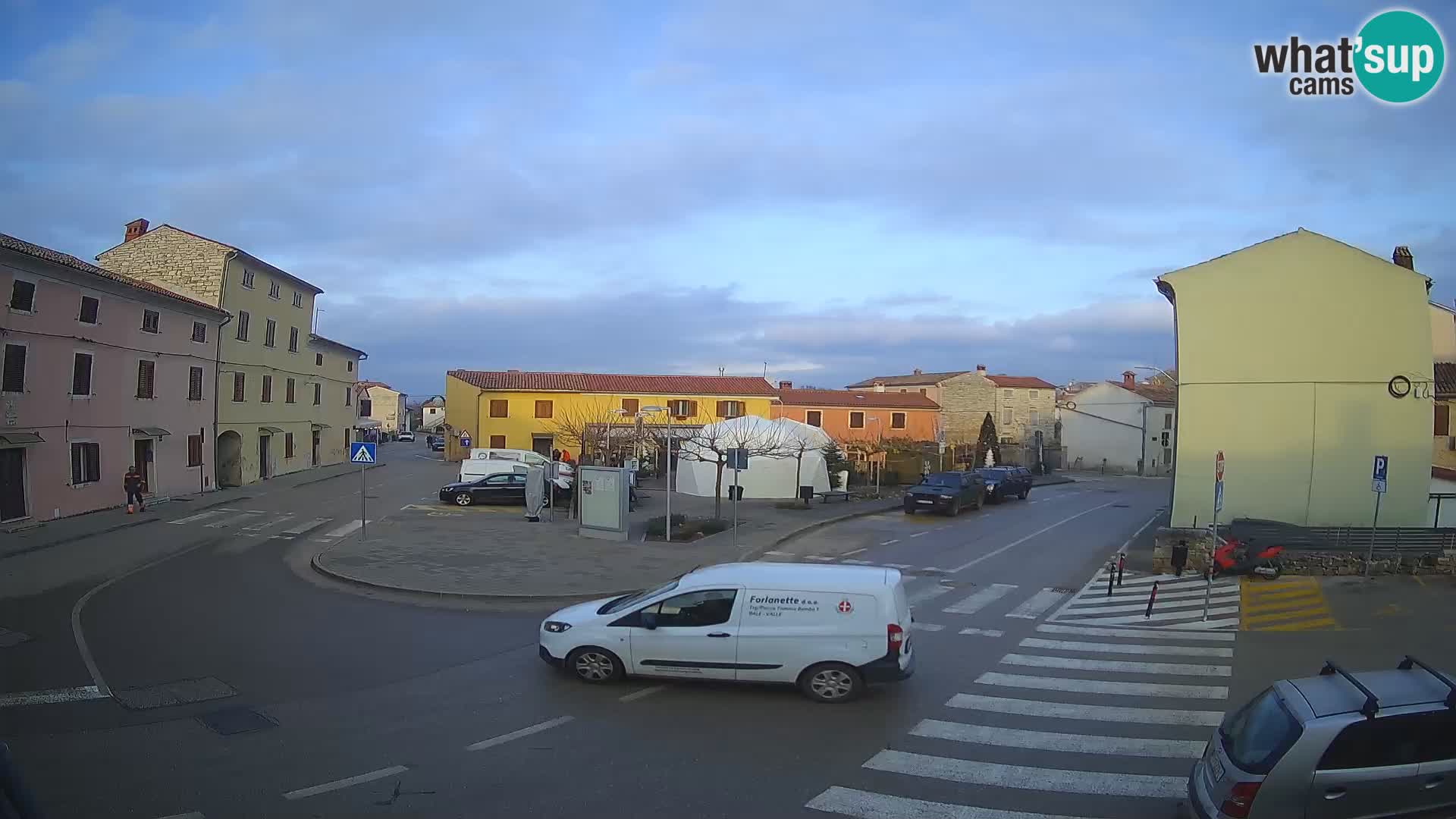 Webcam Valle, piazza La Musa – Istria – Croazia