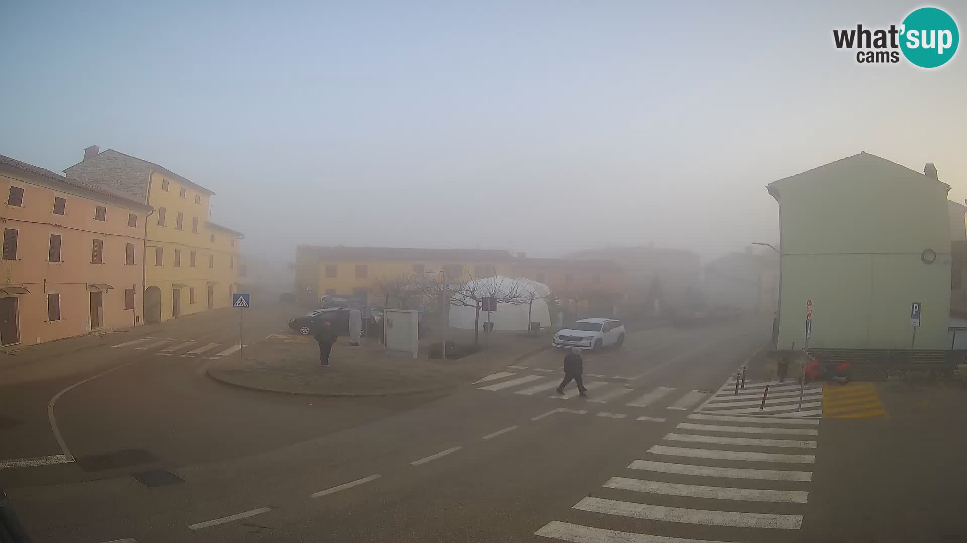 Bale, webcam de la place La Musa – Istrie – Croatie