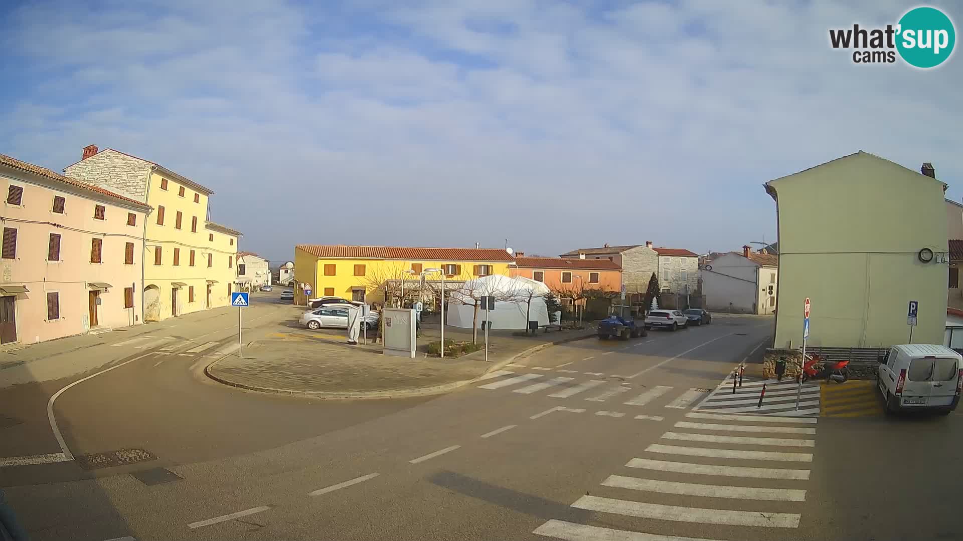 Bale, webcam de la plaza La Musa – Istria – Croacia