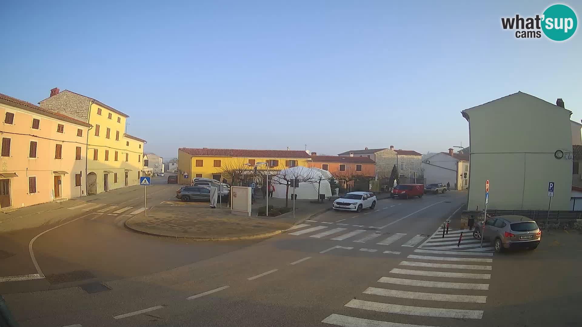 Bale, webcam de la plaza La Musa – Istria – Croacia