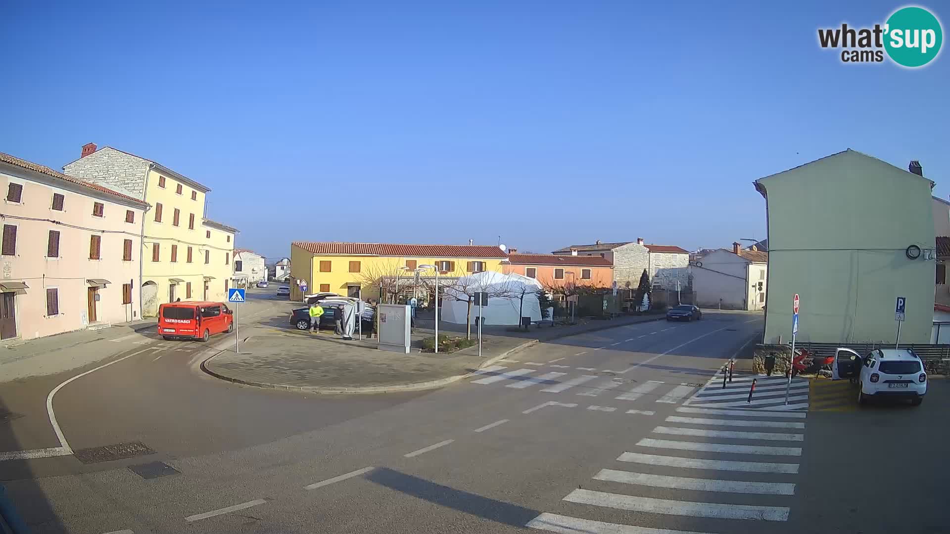 Bale, webcam de la plaza La Musa – Istria – Croacia