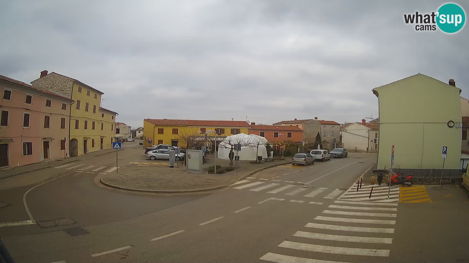 Bale, webcam de la plaza La Musa – Istria – Croacia