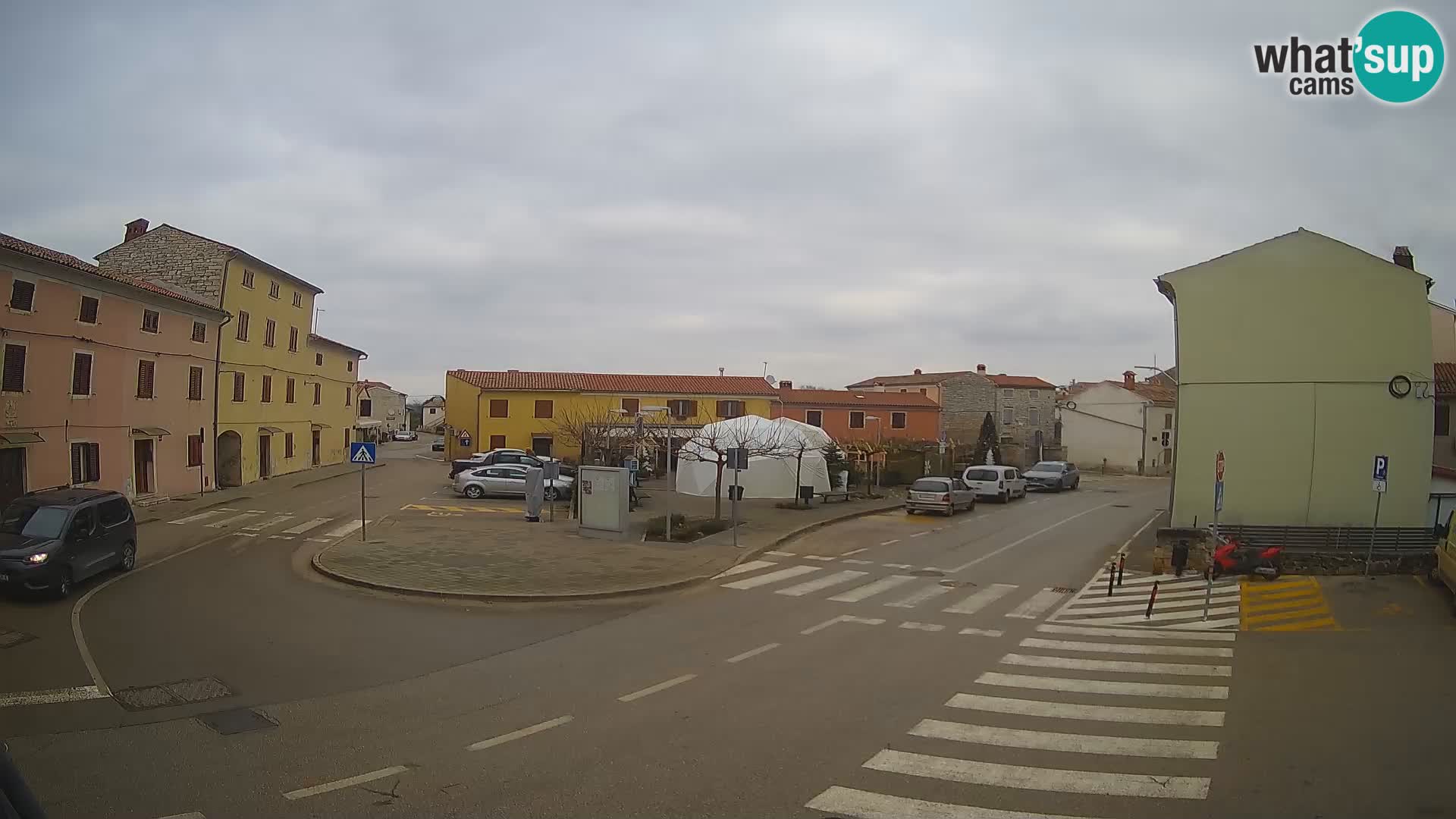 Bale, webcam de la plaza La Musa – Istria – Croacia