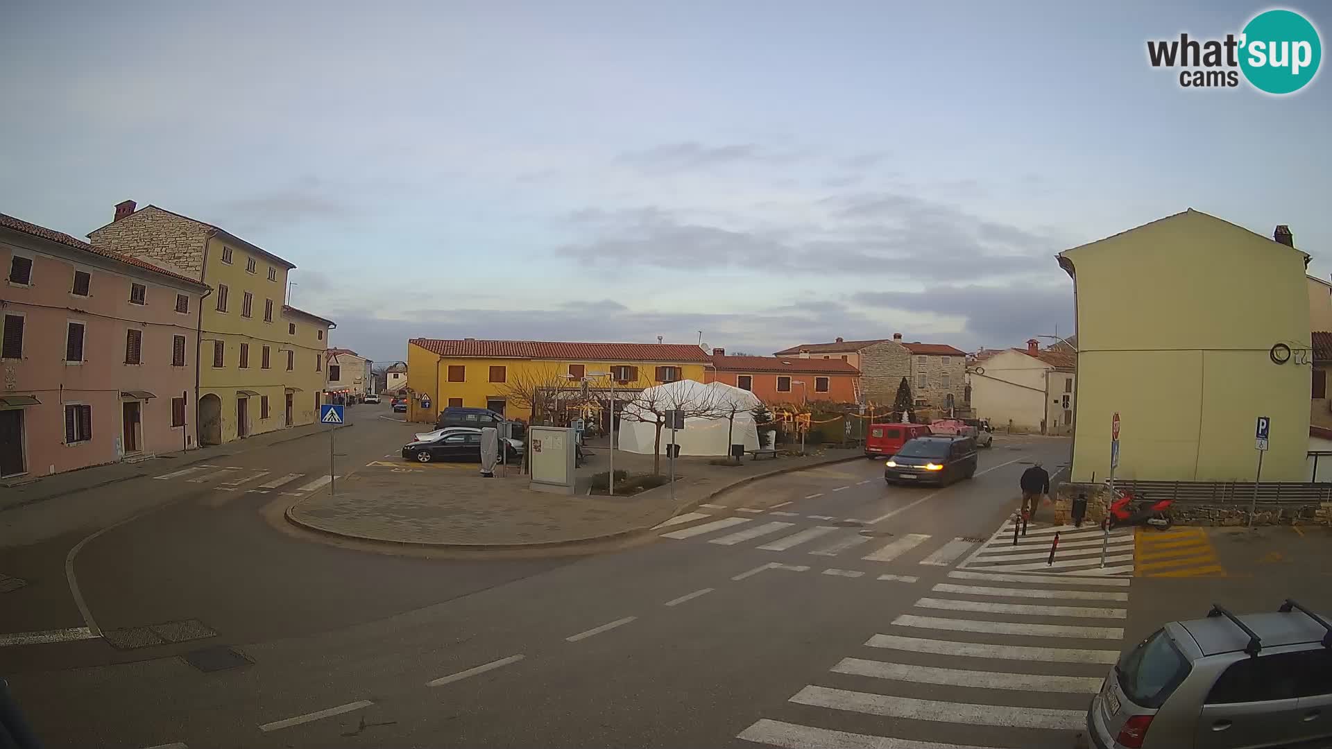 Bale, webcam de la place La Musa – Istrie – Croatie